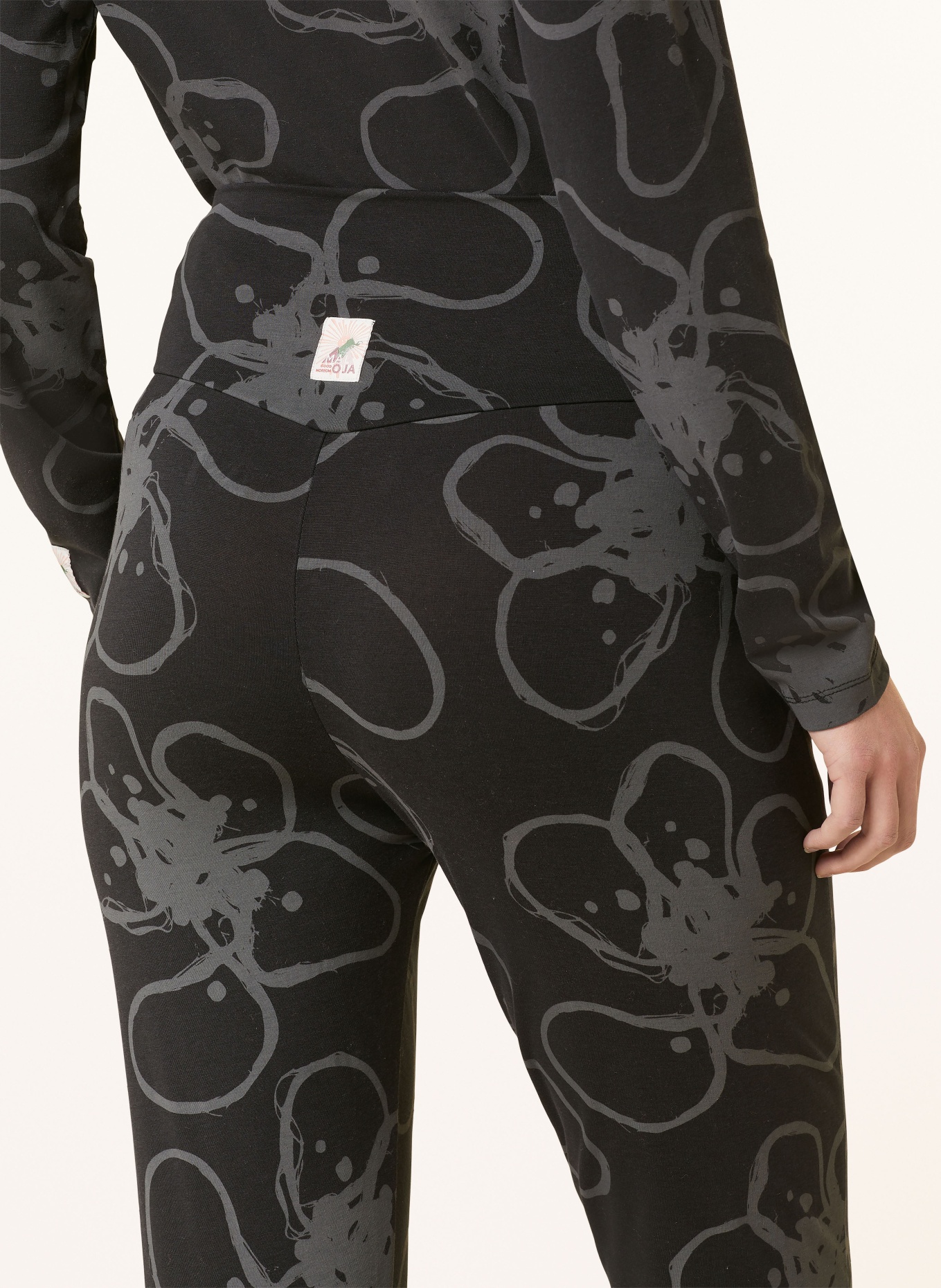 maloja Jersey pants ANANDAM., Color: BLACK/ GRAY (Image 5)