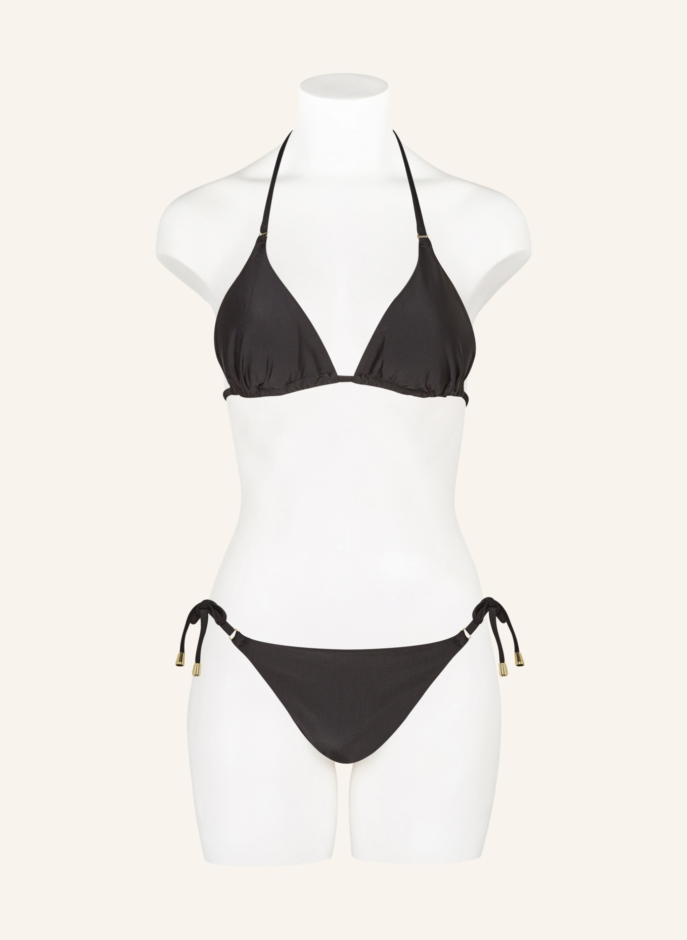 Hot Stuff Triangle bikini bottoms, Color: BLACK (Image 2)