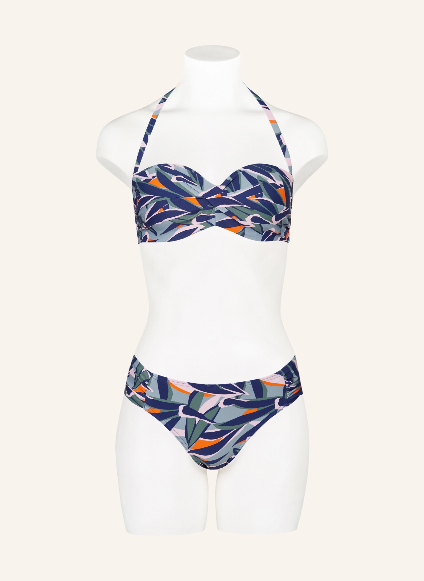 Hot Stuff Underwired bikini top, Color: DARK BLUE/ BLUE GRAY/ GREEN (Image 2)