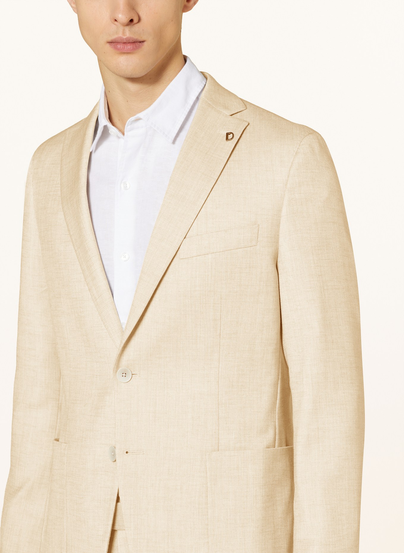 DIGEL Suit jacket EDWARD modern fit, Color: 76 BEIGE (Image 6)