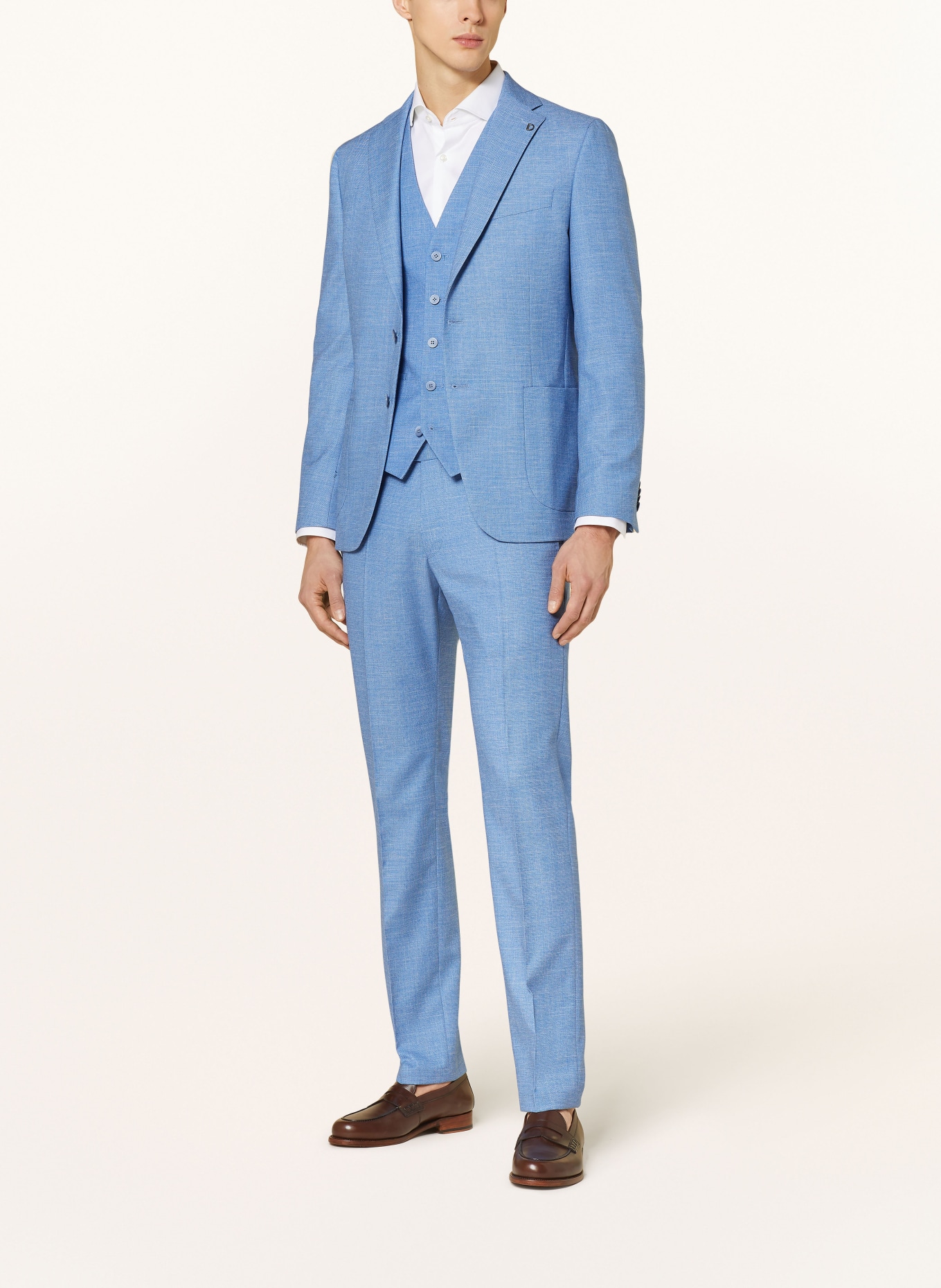 DIGEL Suit vest EDGAR slim fit, Color: LIGHT BLUE (Image 2)