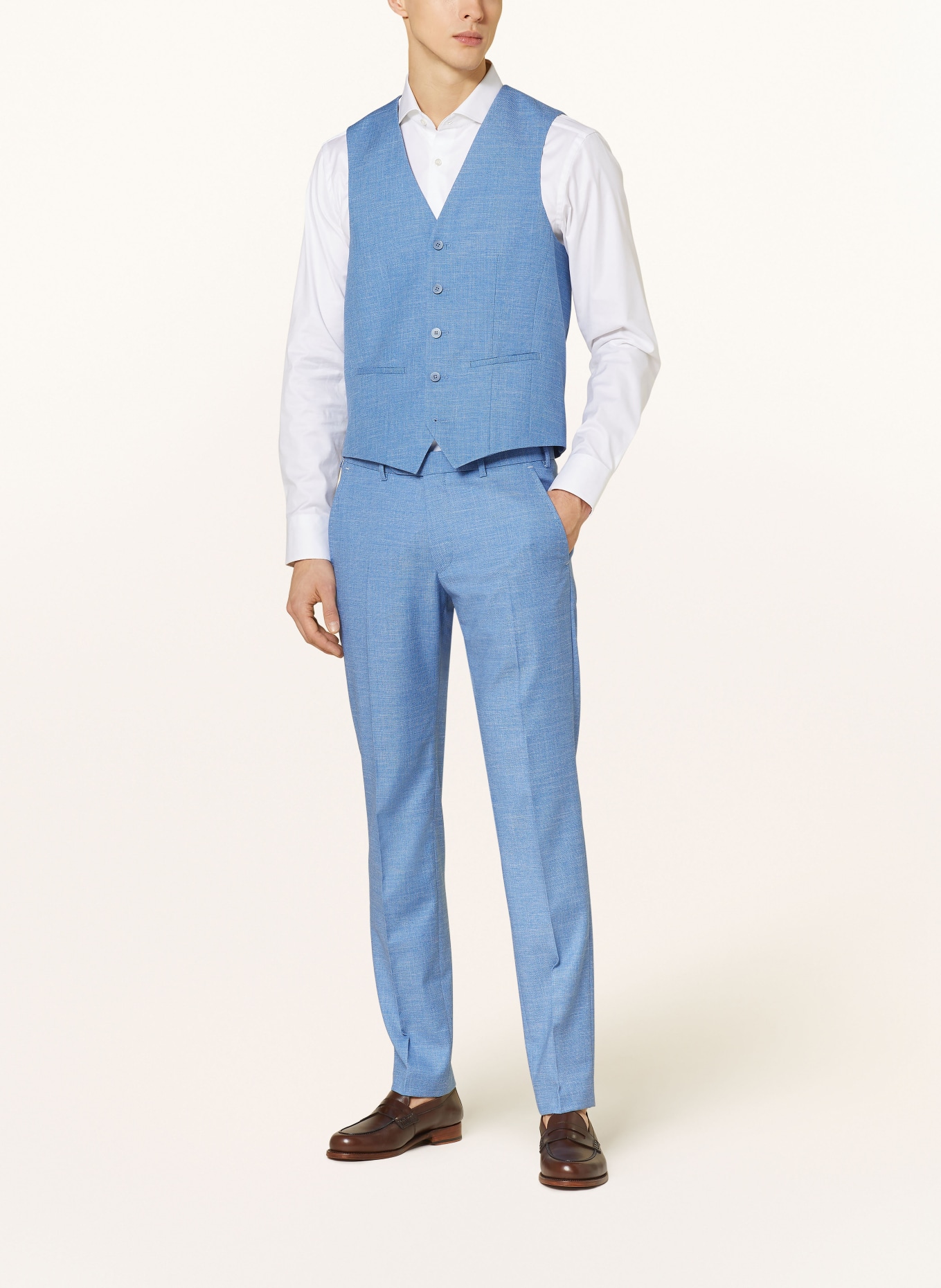 DIGEL Suit vest EDGAR slim fit, Color: LIGHT BLUE (Image 3)