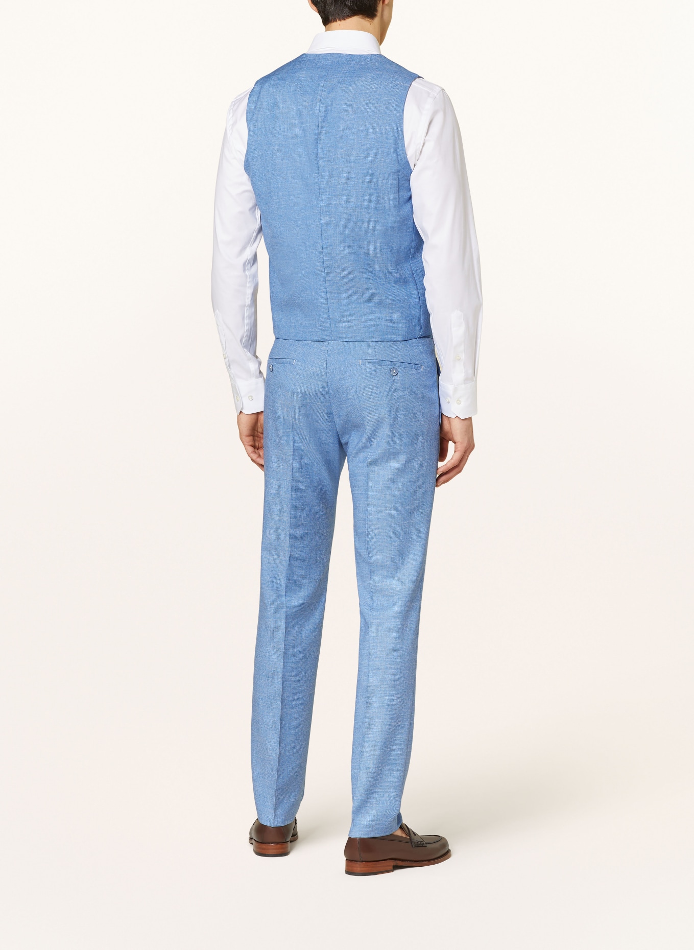 DIGEL Suit vest EDGAR slim fit, Color: LIGHT BLUE (Image 4)