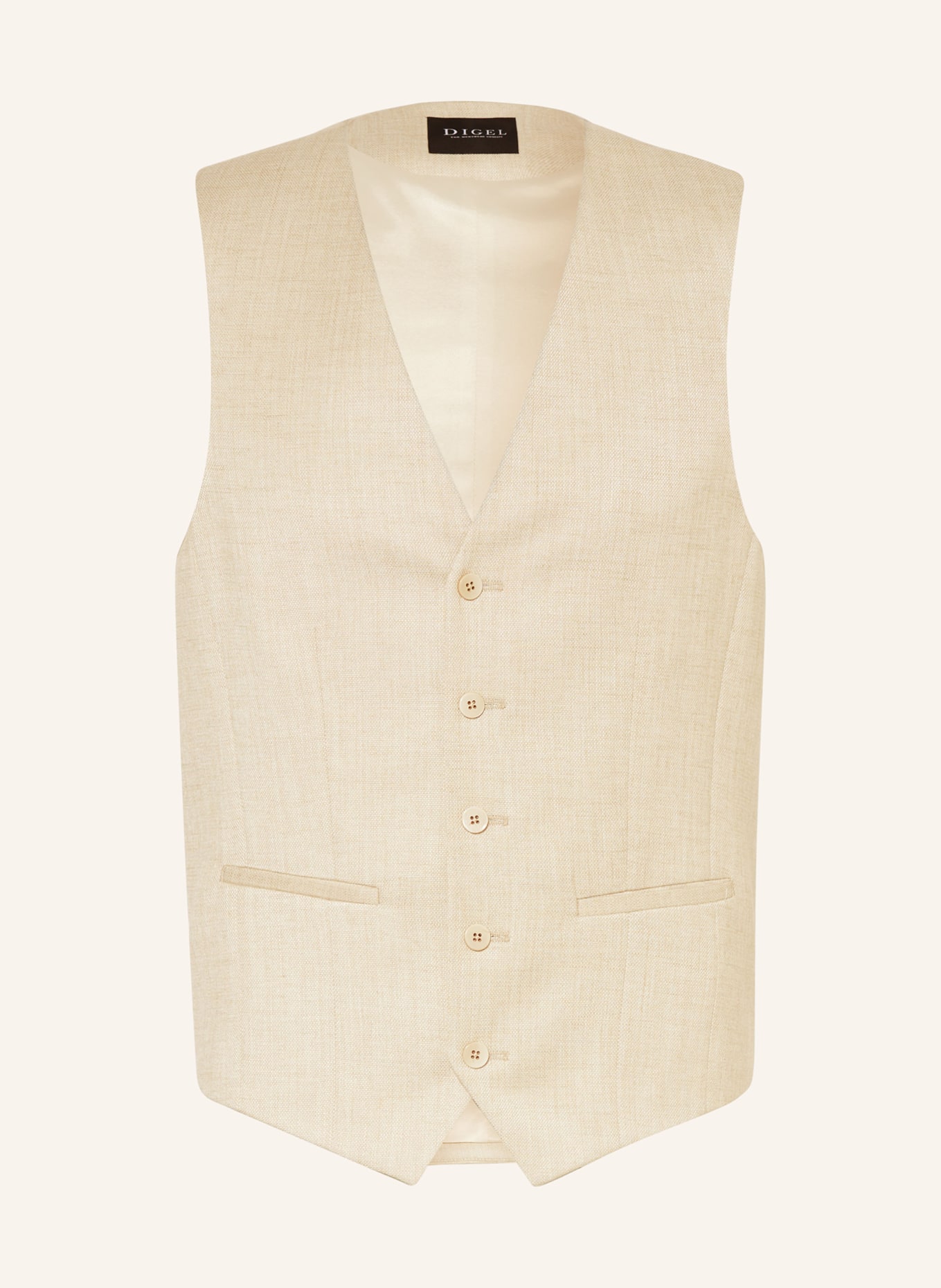 DIGEL Suit vests EDGAR, Color: 76 BEIGE (Image 1)