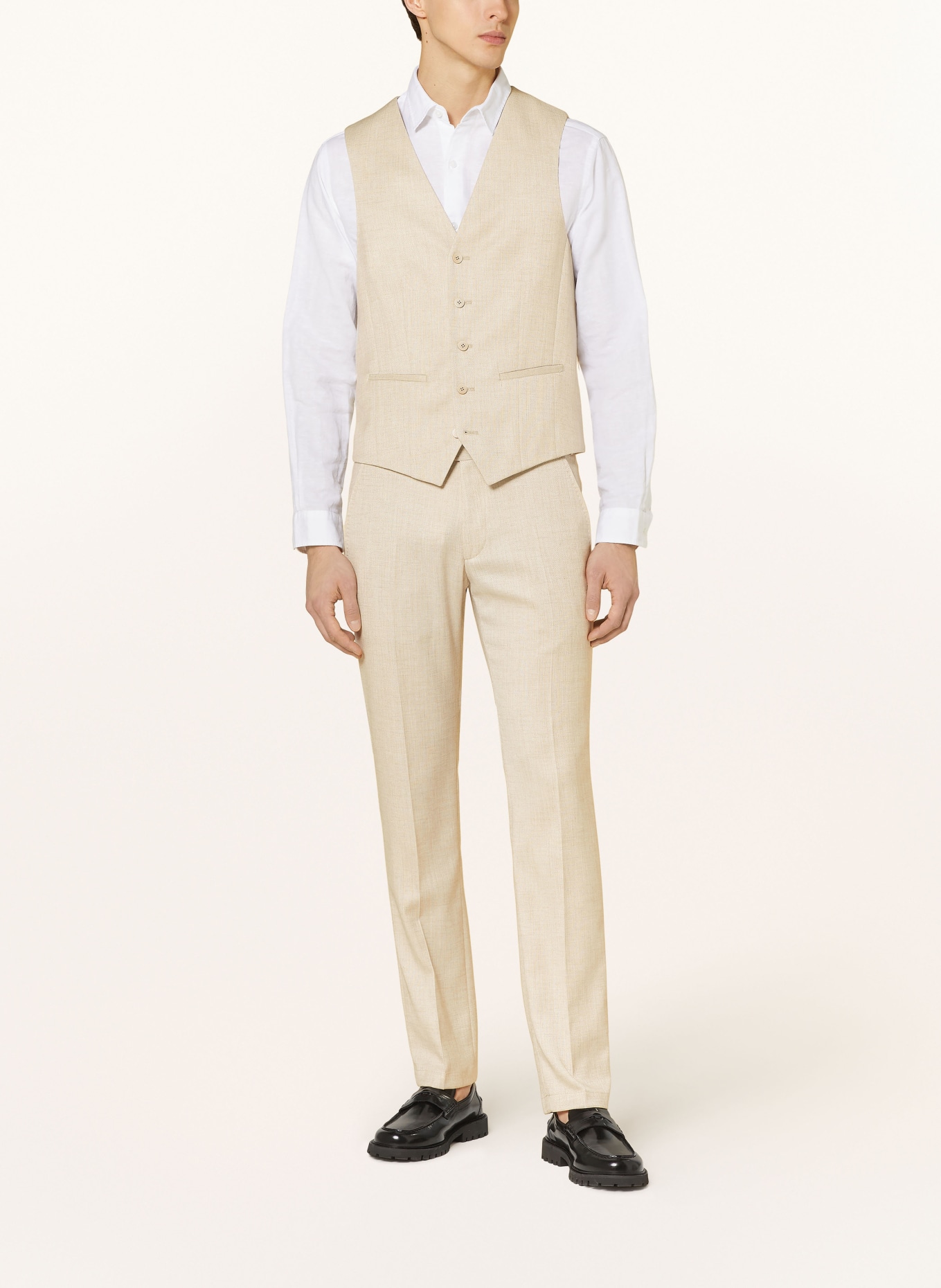 DIGEL Suit vests EDGAR, Color: 76 BEIGE (Image 3)
