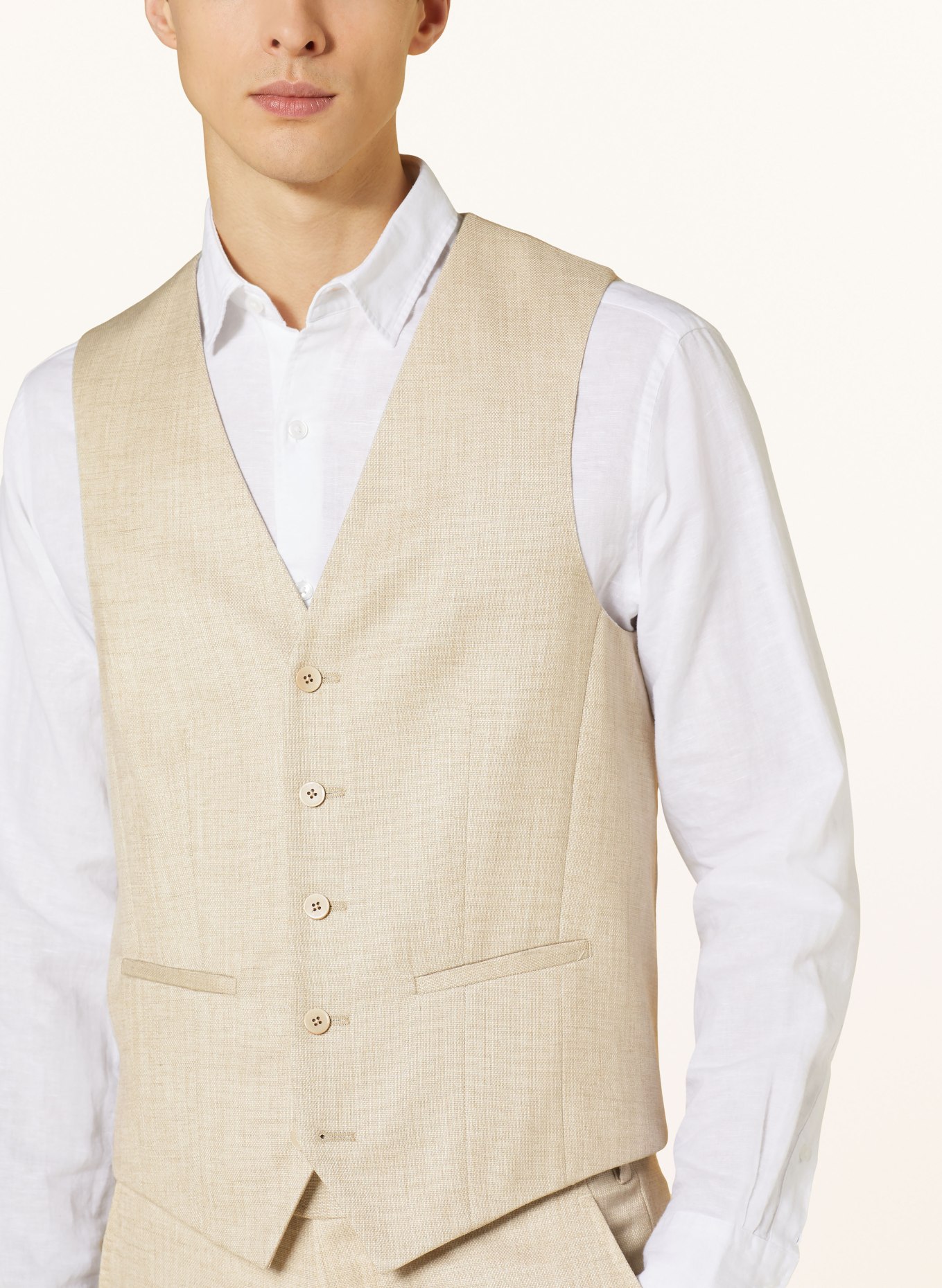 DIGEL Suit vests EDGAR, Color: 76 BEIGE (Image 5)