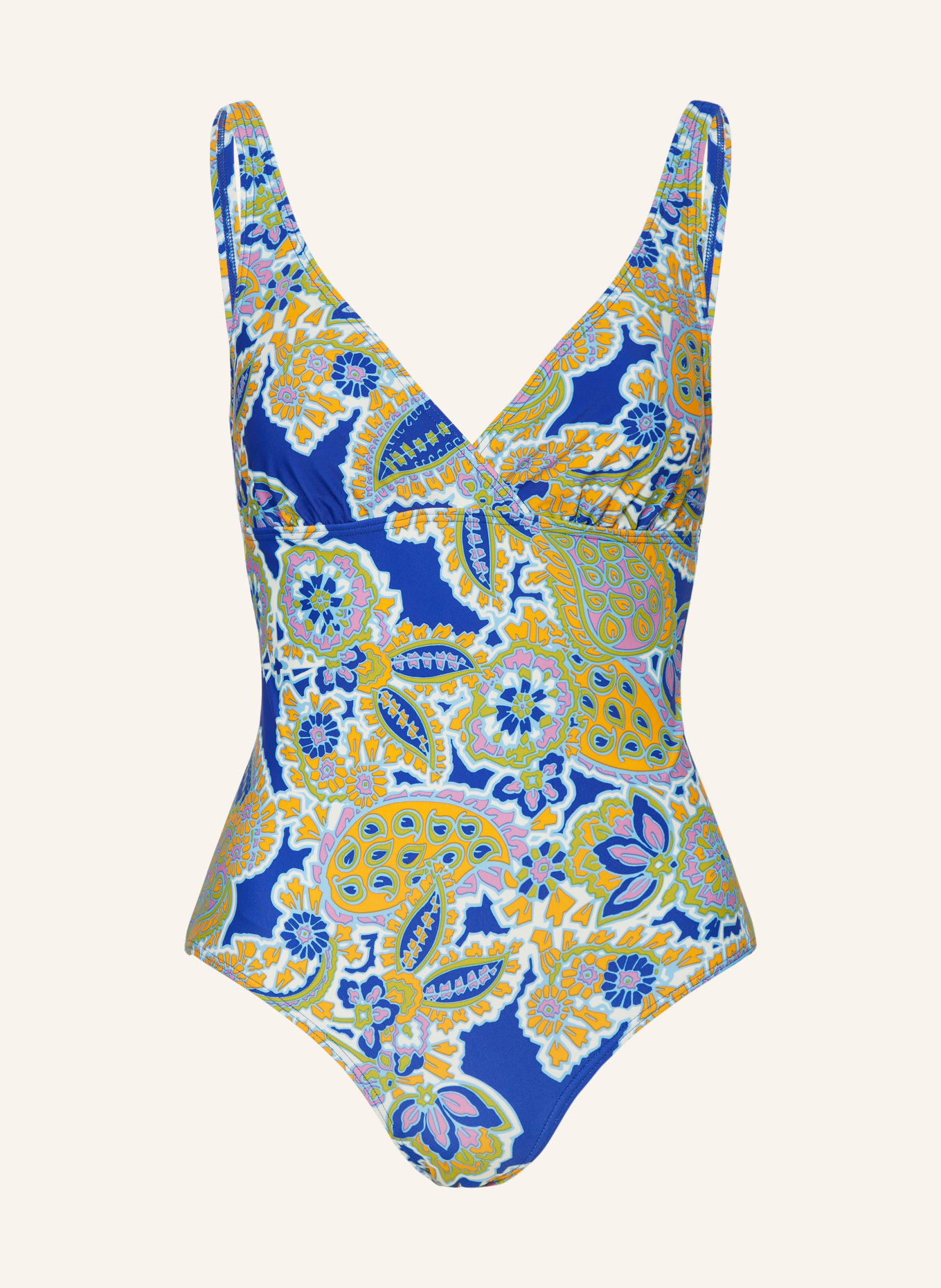 Hot Stuff Swimsuit, Color: BLUE/ OLIVE/ ORANGE (Image 1)