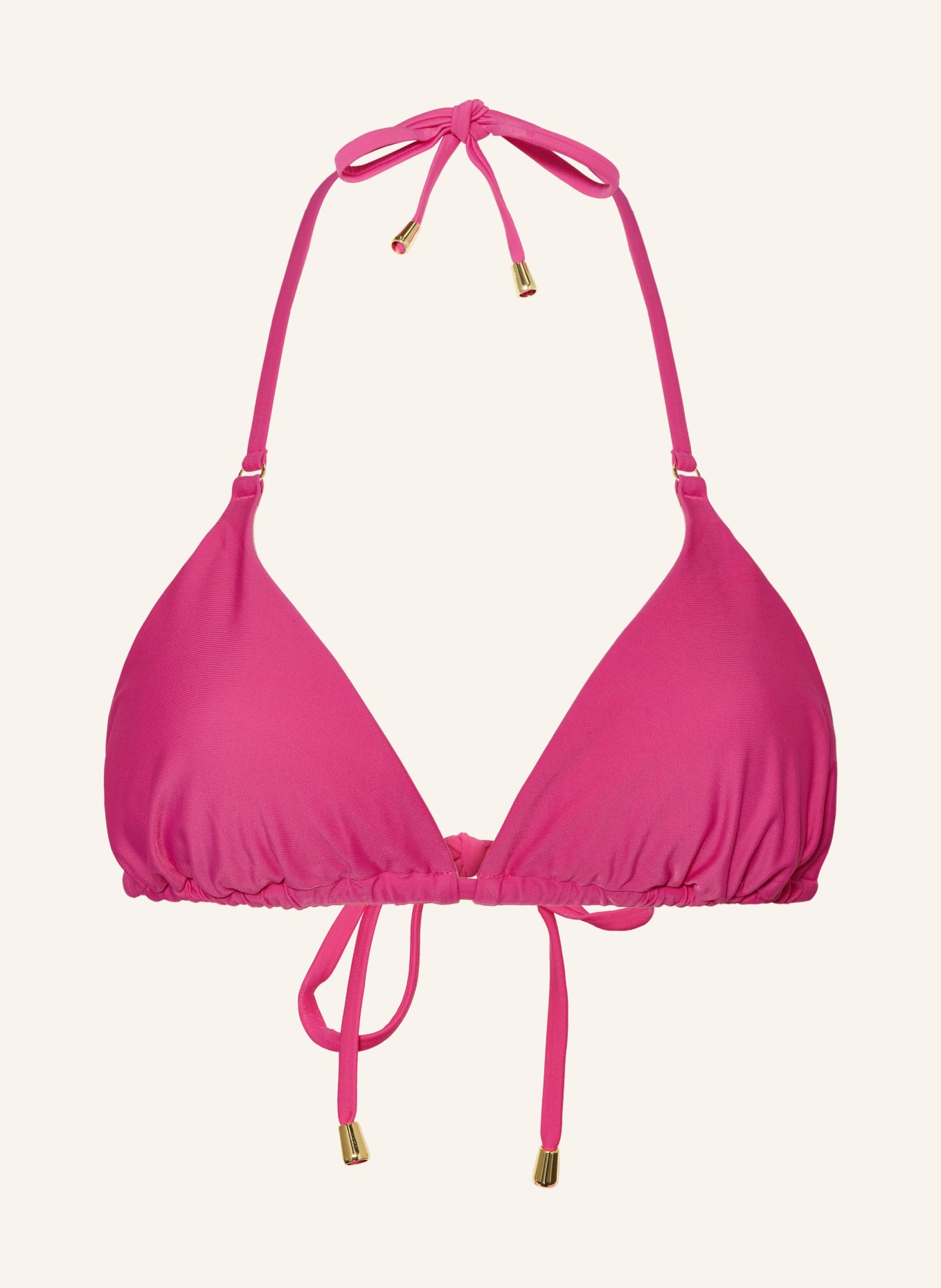 Hot Stuff Triangle bikini top, Color: PINK (Image 1)