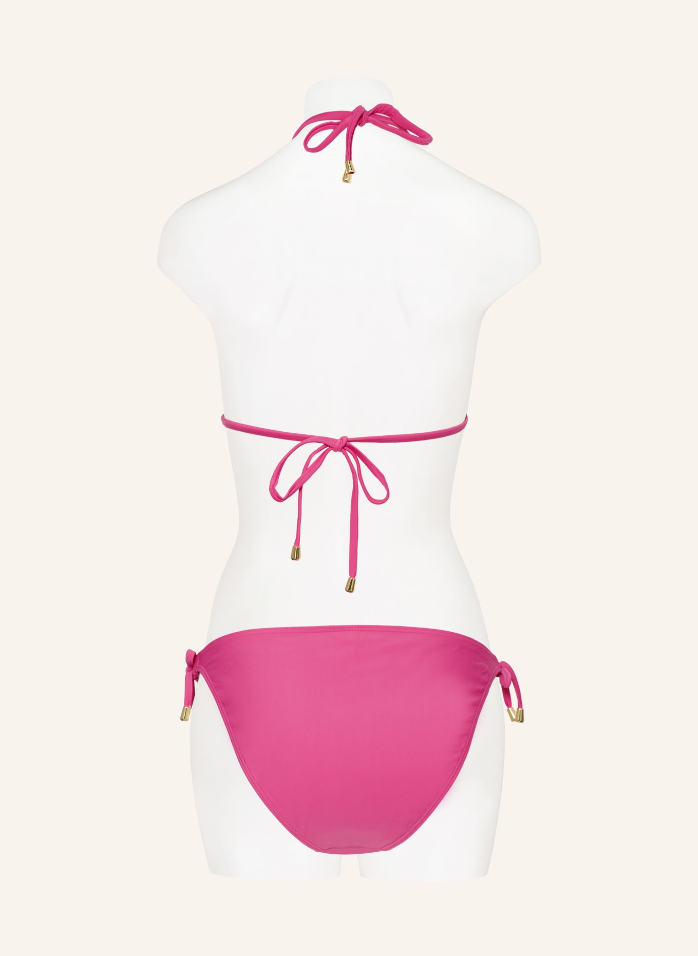 Hot Stuff Triangle bikini top, Color: PINK (Image 3)