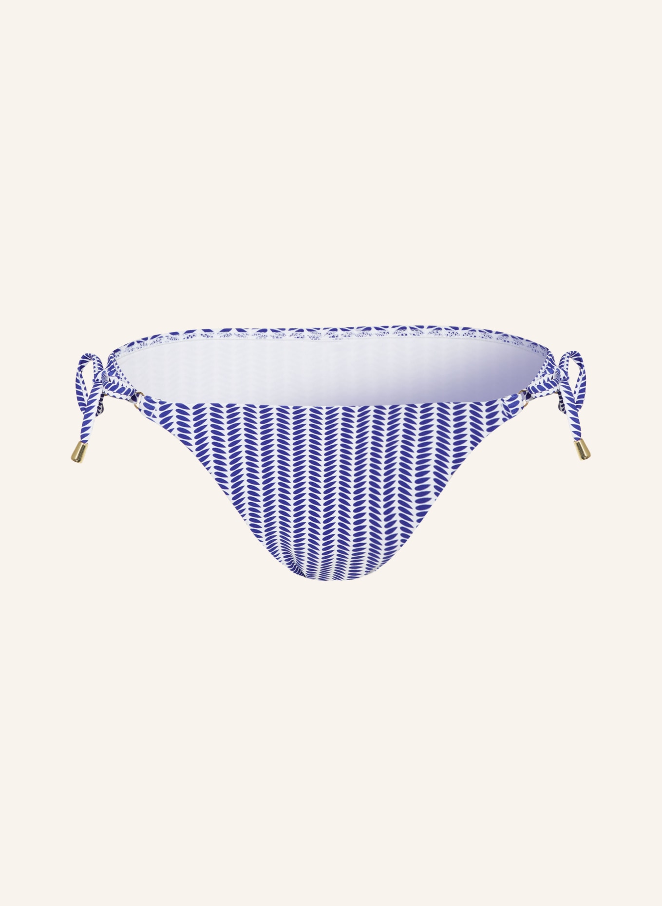 Hot Stuff Triangel-Bikini-Hose, Farbe: WEISS/ BLAU (Bild 1)