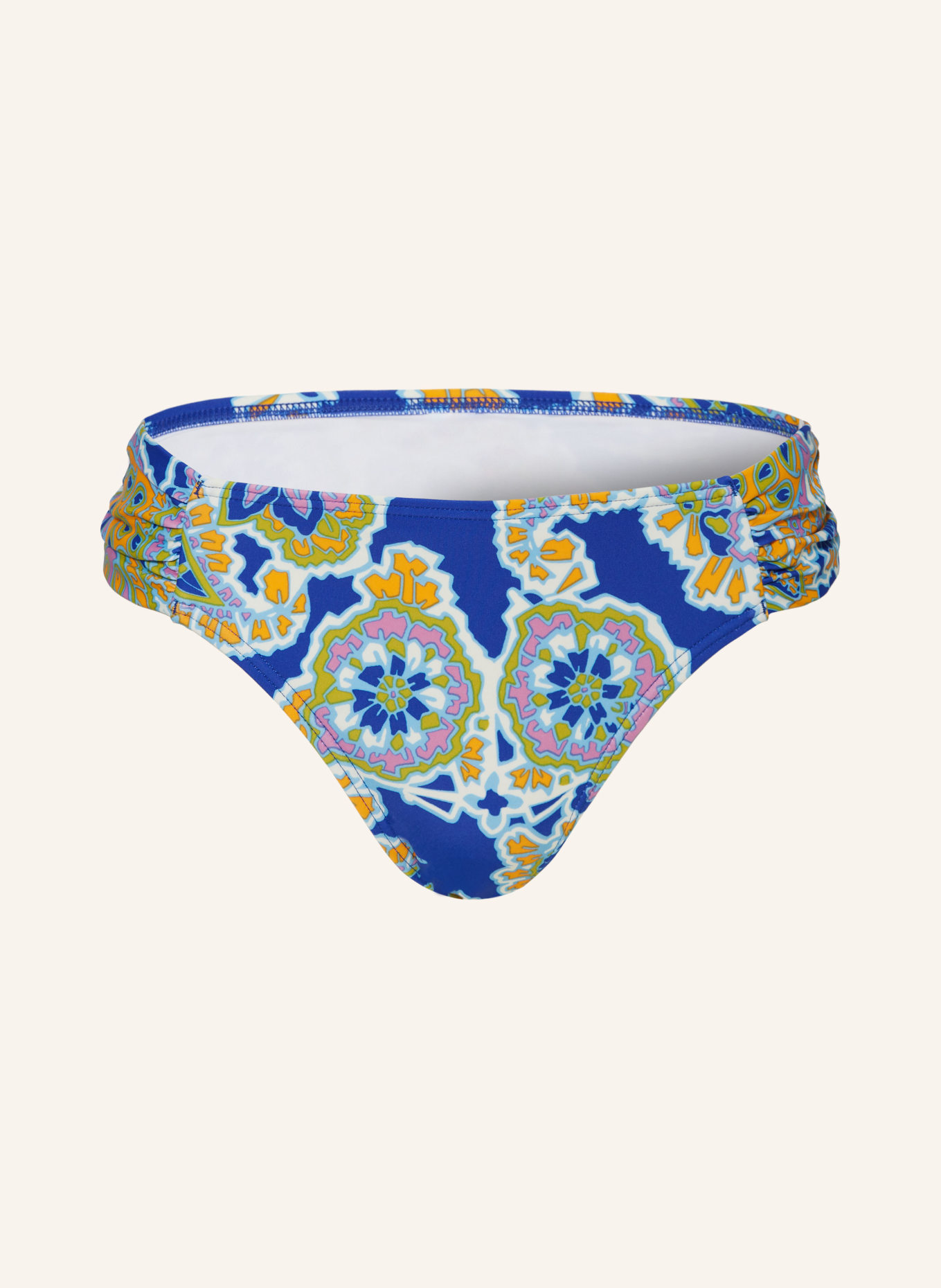 Hot Stuff Panty-Bikini-Hose, Farbe: BLAU/ OLIV/ ORANGE (Bild 1)