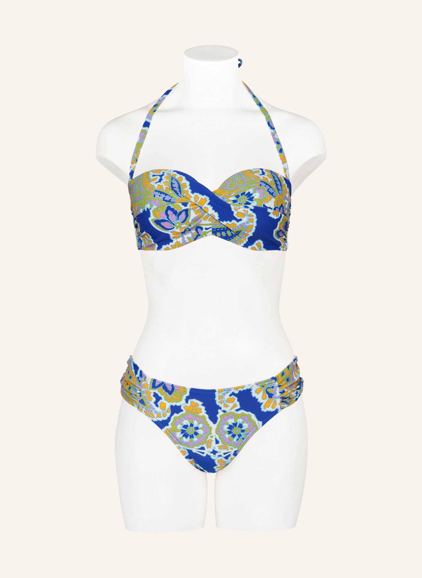 Hot Stuff Panty bikini bottoms, Color: BLUE/ OLIVE/ ORANGE (Image 2)