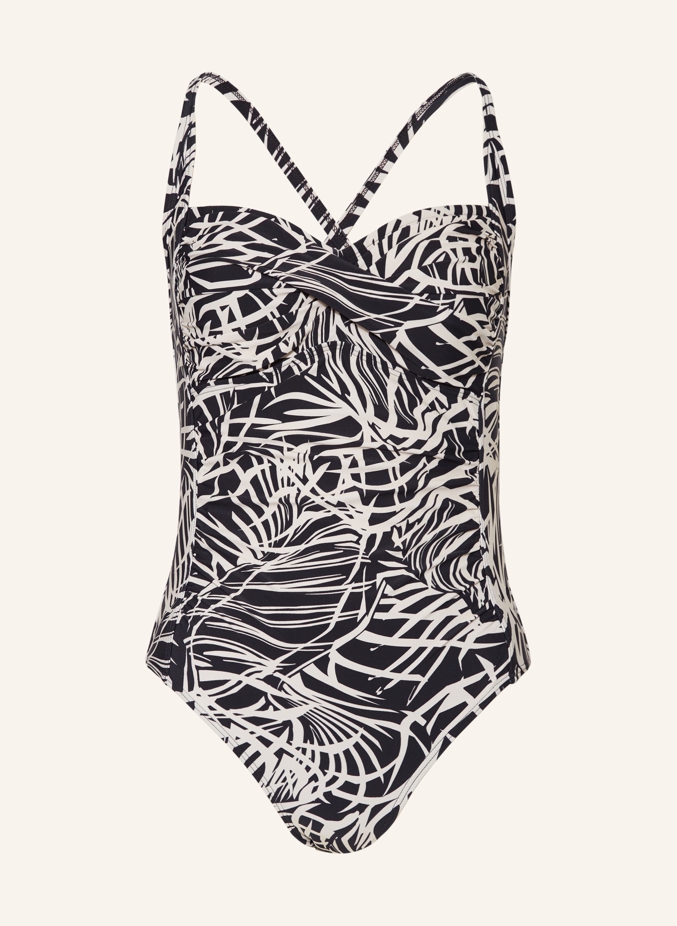 Hot Stuff Swimsuit, Color: BLACK/ CREAM (Image 1)