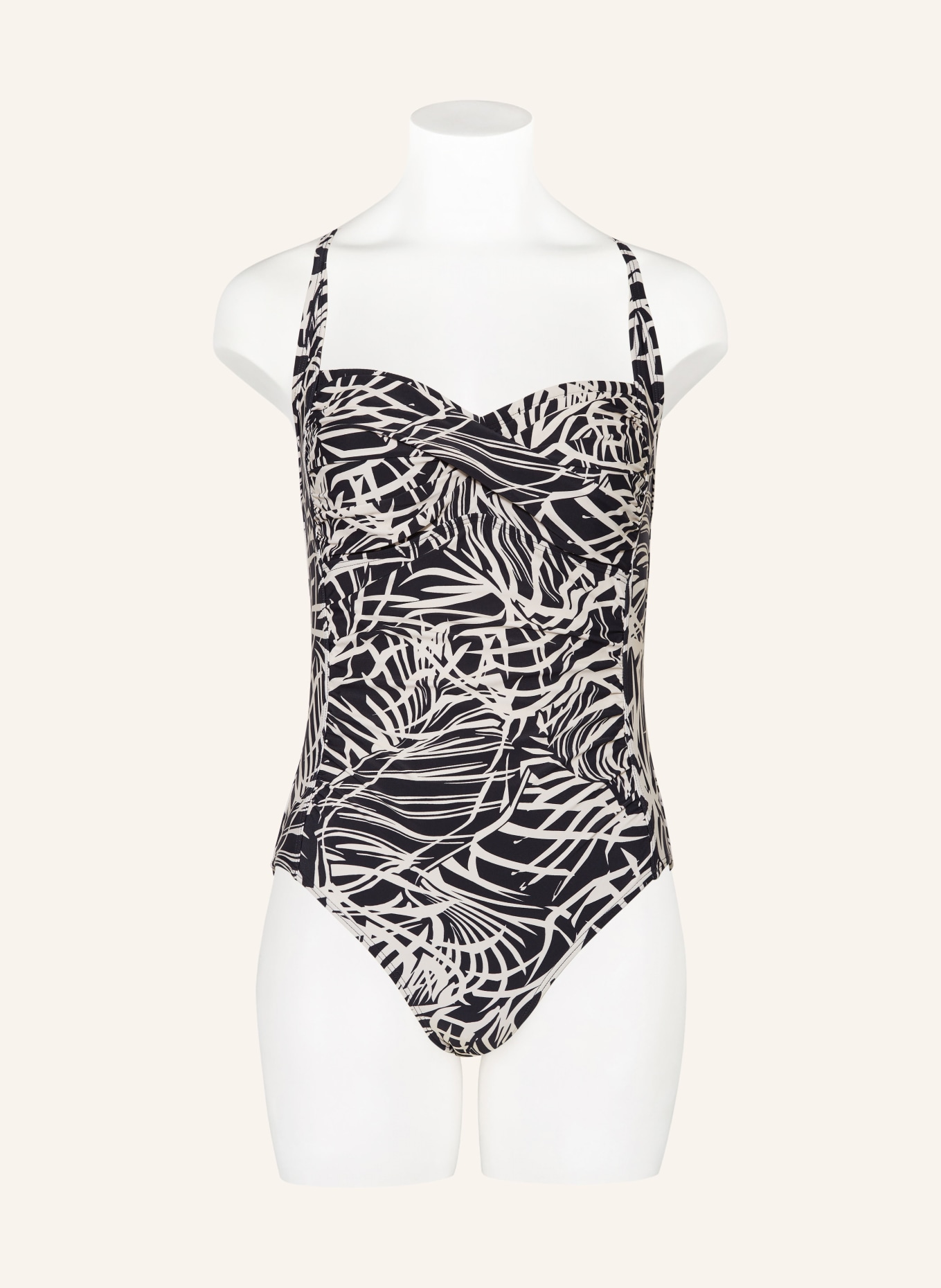 Hot Stuff Swimsuit, Color: BLACK/ CREAM (Image 2)