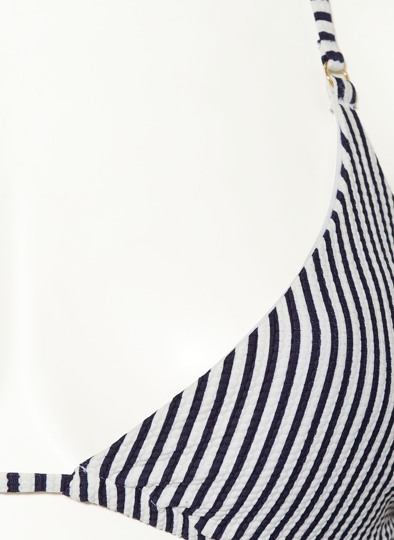Hot Stuff Triangle bikini top, Color: DARK BLUE/ WHITE (Image 4)