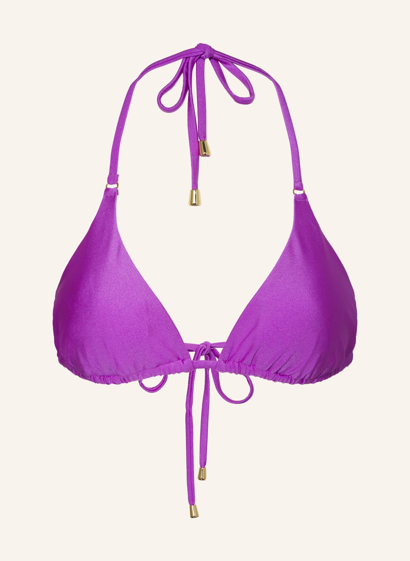 Hot Stuff Triangle bikini top, Color: PURPLE (Image 1)