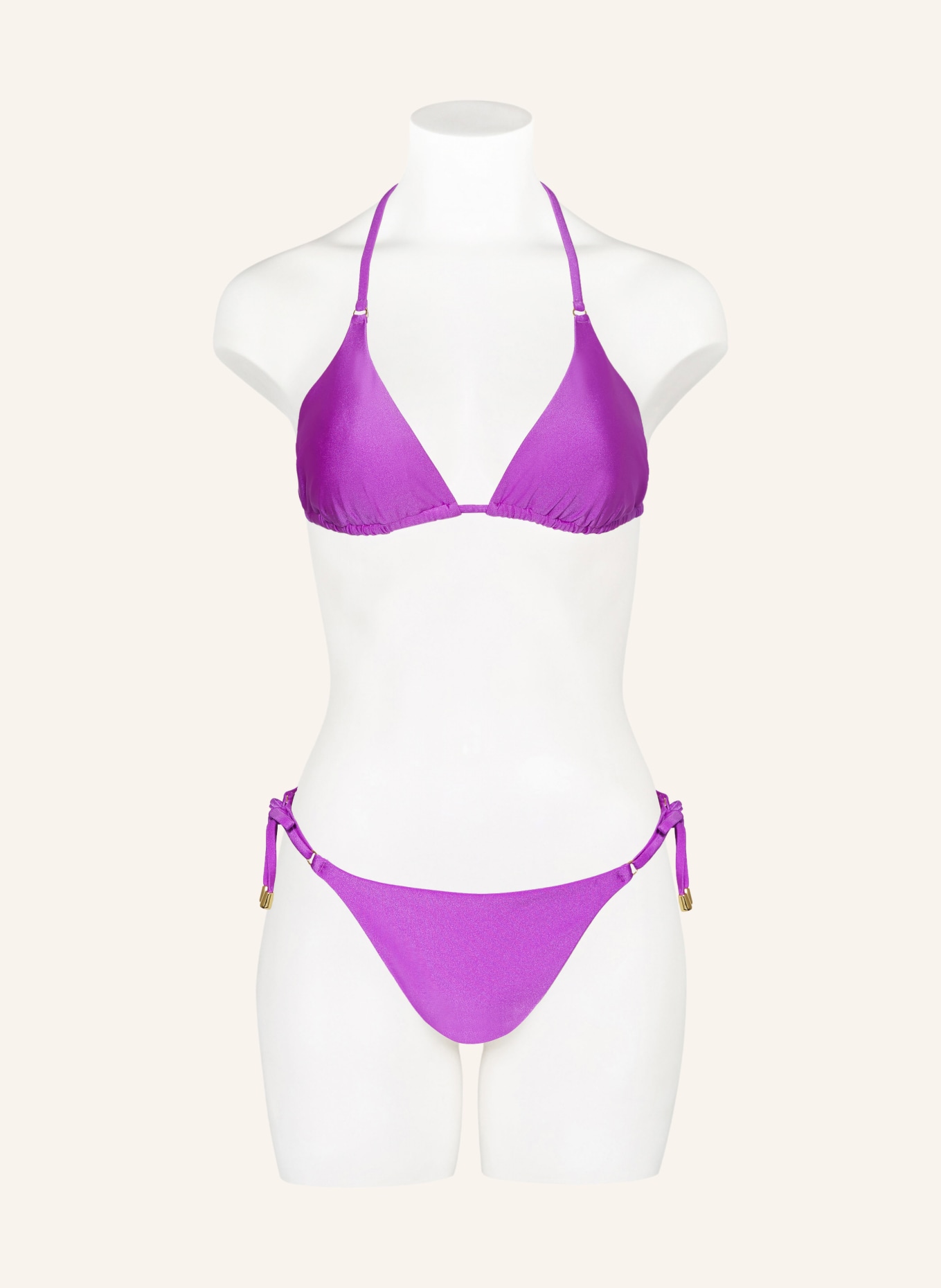 Hot Stuff Triangle bikini top, Color: PURPLE (Image 2)