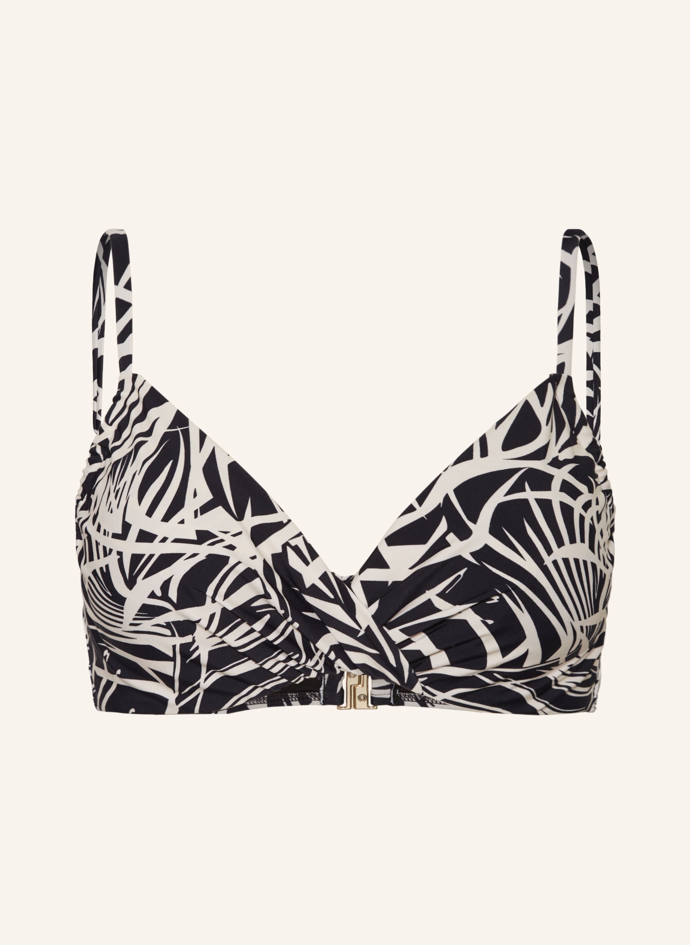 Hot Stuff Underwired bikini top, Color: BLACK/ CREAM (Image 1)