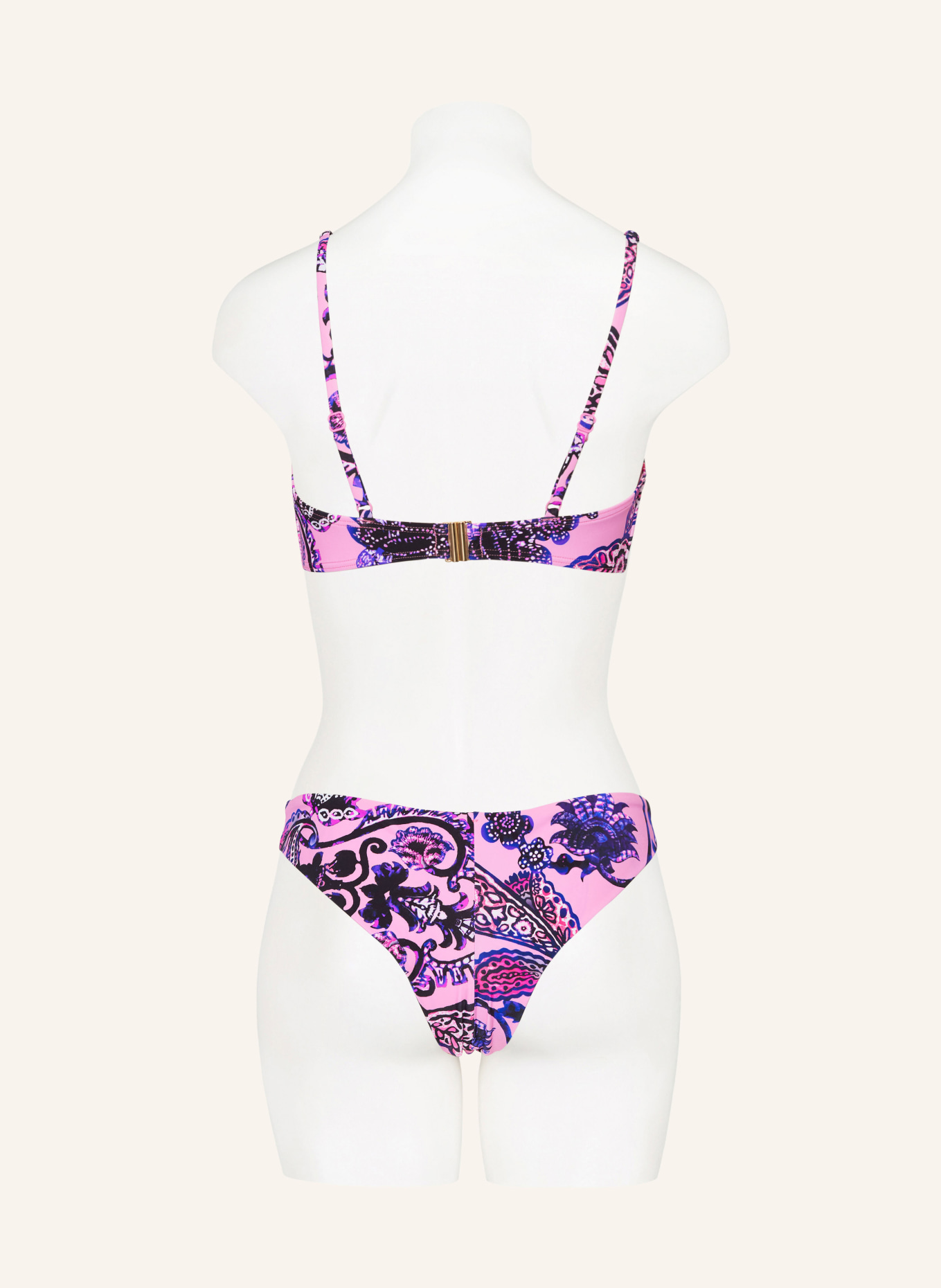 Hot Stuff Brazilian-Bikini-Hose, Farbe: ROSA/ SCHWARZ/ LILA (Bild 3)