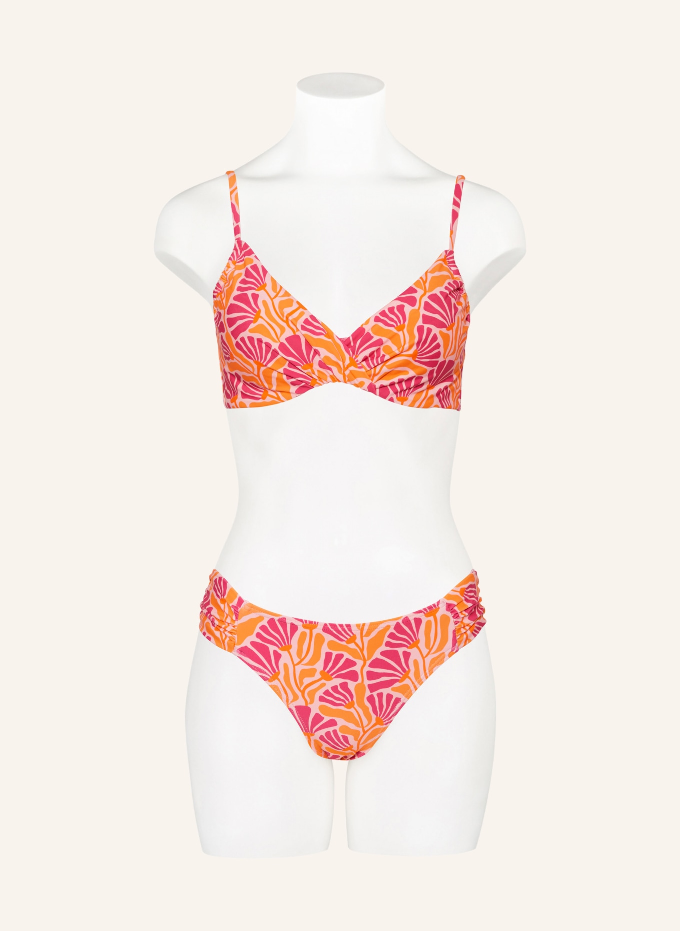 Hot Stuff Underwired bikini top, Color: PINK/ FUCHSIA/ ORANGE (Image 2)