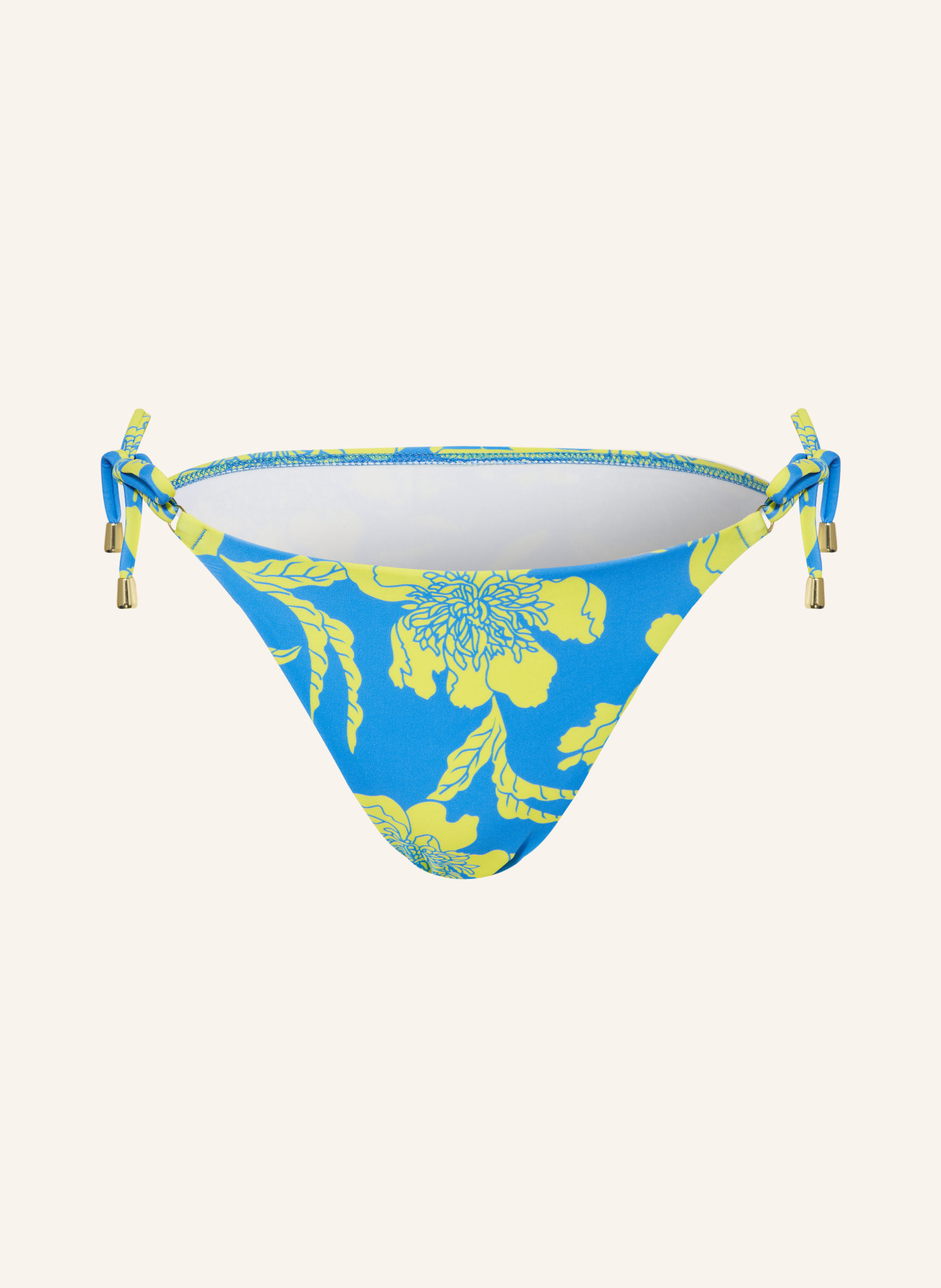 Hot Stuff Triangel-Bikini-Hose, Farbe: BLAU/ GELB (Bild 1)