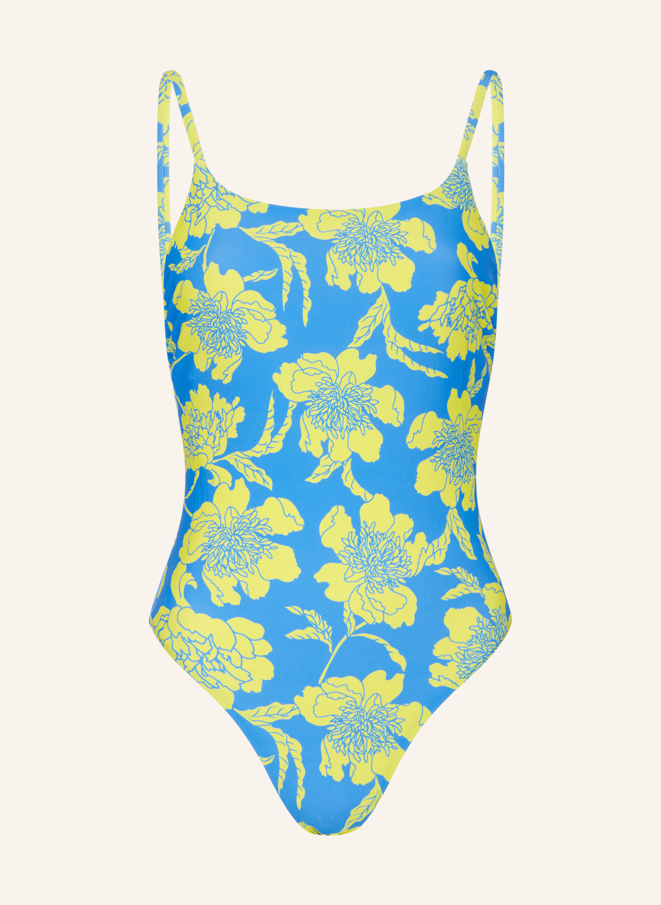 Hot Stuff Swimsuit, Color: BLUE/ YELLOW (Image 1)