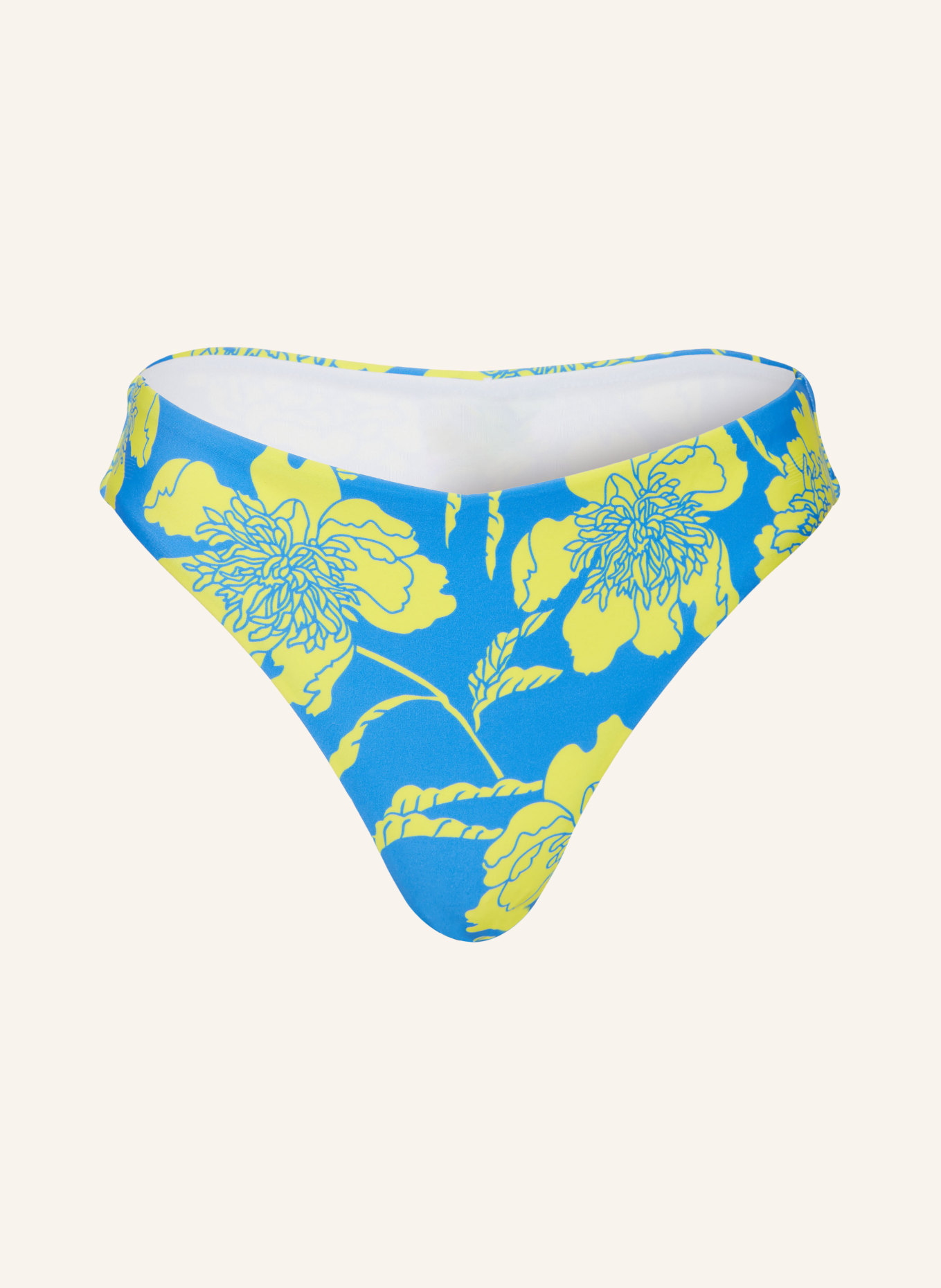 Hot Stuff Bralette-Bikini-Top, Farbe: GRÜN/ BLAU/ WEISS (Bild 1)