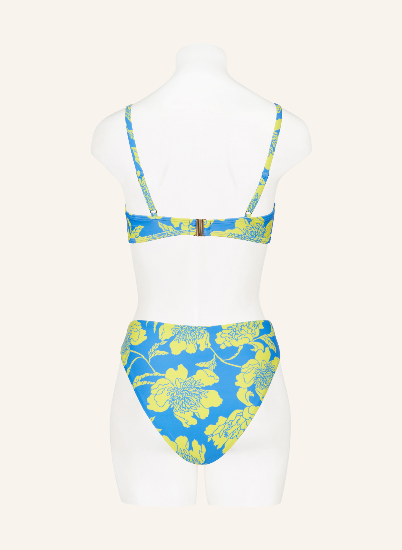 Hot Stuff Bralette bikini top, Color: GREEN/ BLUE/ WHITE (Image 3)