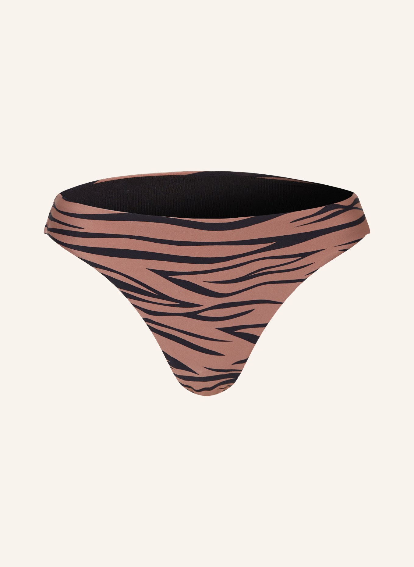 Hot Stuff Basic bikini bottoms, Color: BLACK/ LIGHT BROWN (Image 1)
