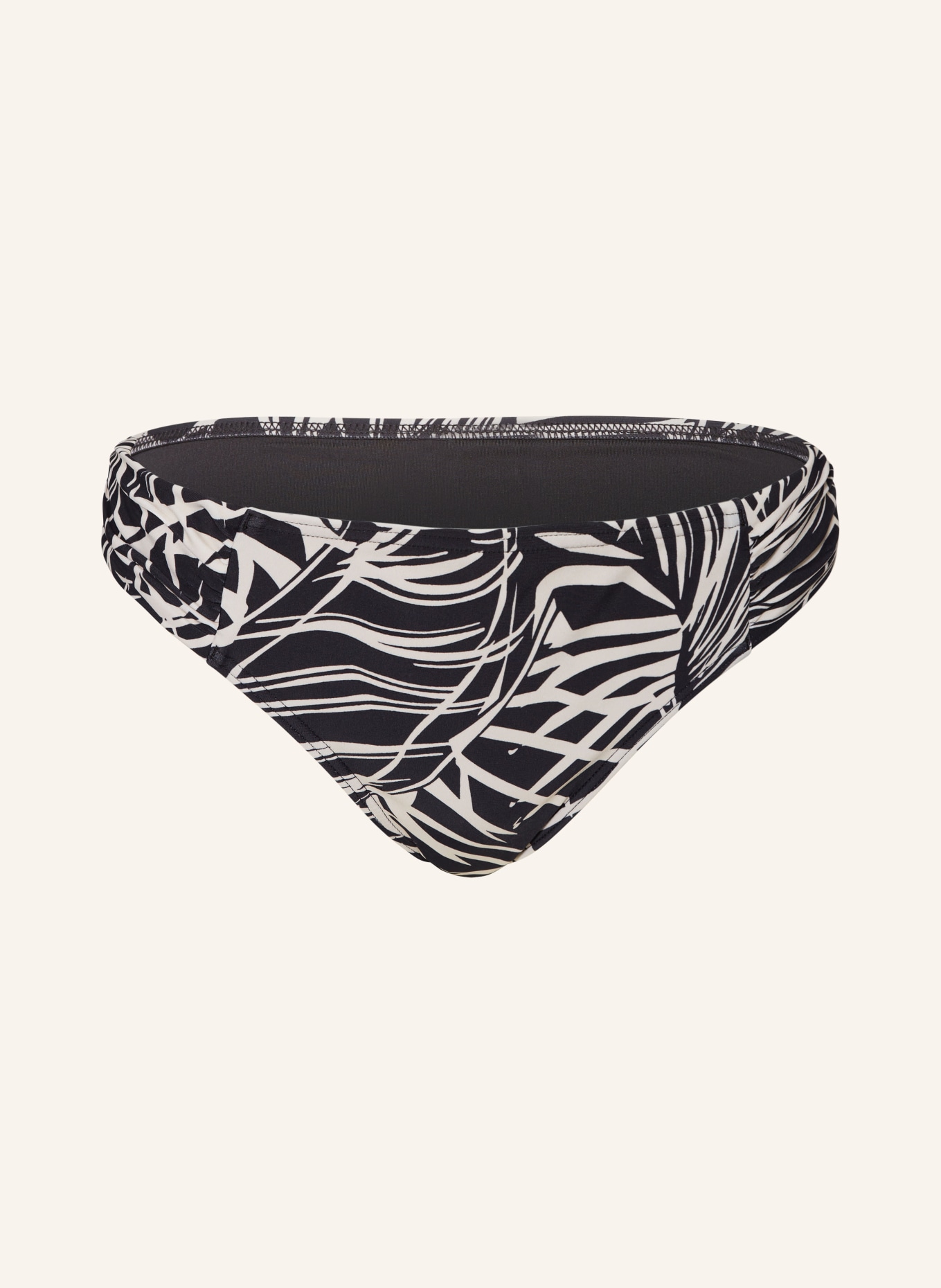 Hot Stuff Panty bikini bottoms, Color: BLACK/ CREAM (Image 1)