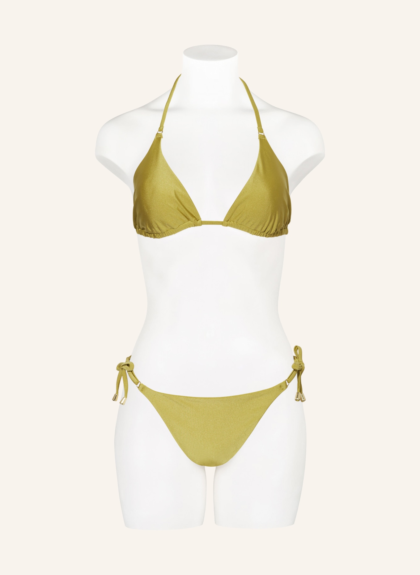 Hot Stuff Triangle bikini bottoms, Color: LIGHT GREEN (Image 2)