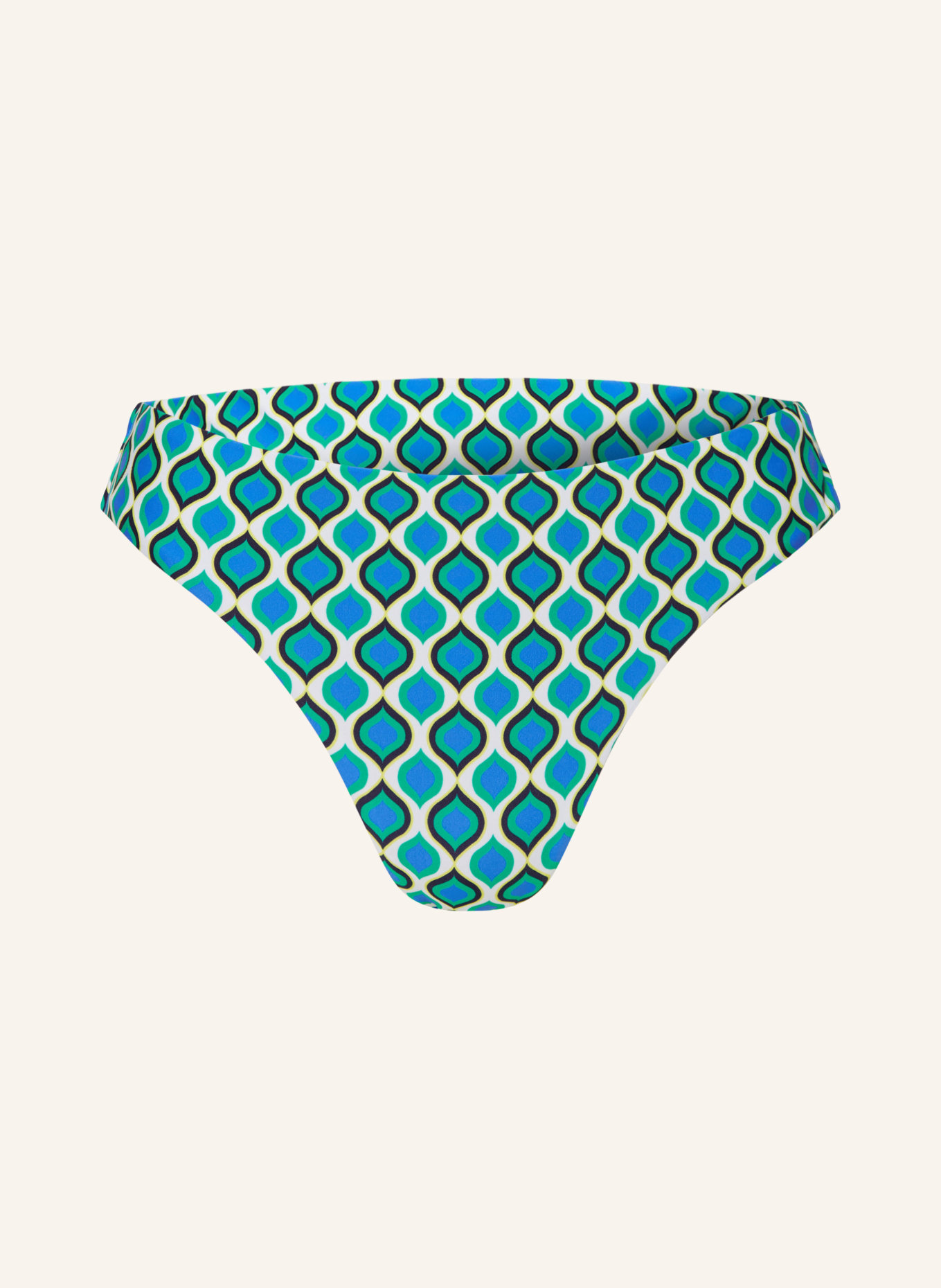 Hot Stuff Basic-Bikini-Hose, Farbe: GRÜN/ BLAU/ WEISS (Bild 1)