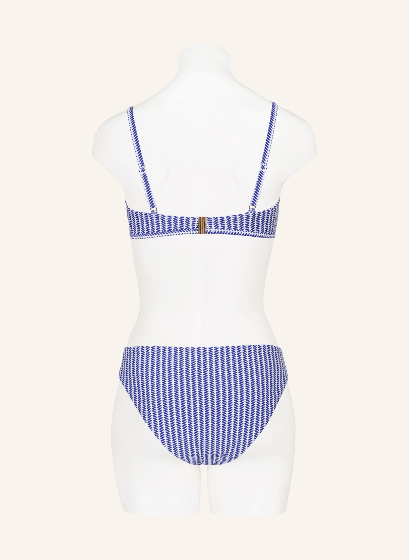 Hot Stuff Basic bikini bottoms, Color: WHITE/ BLUE (Image 3)