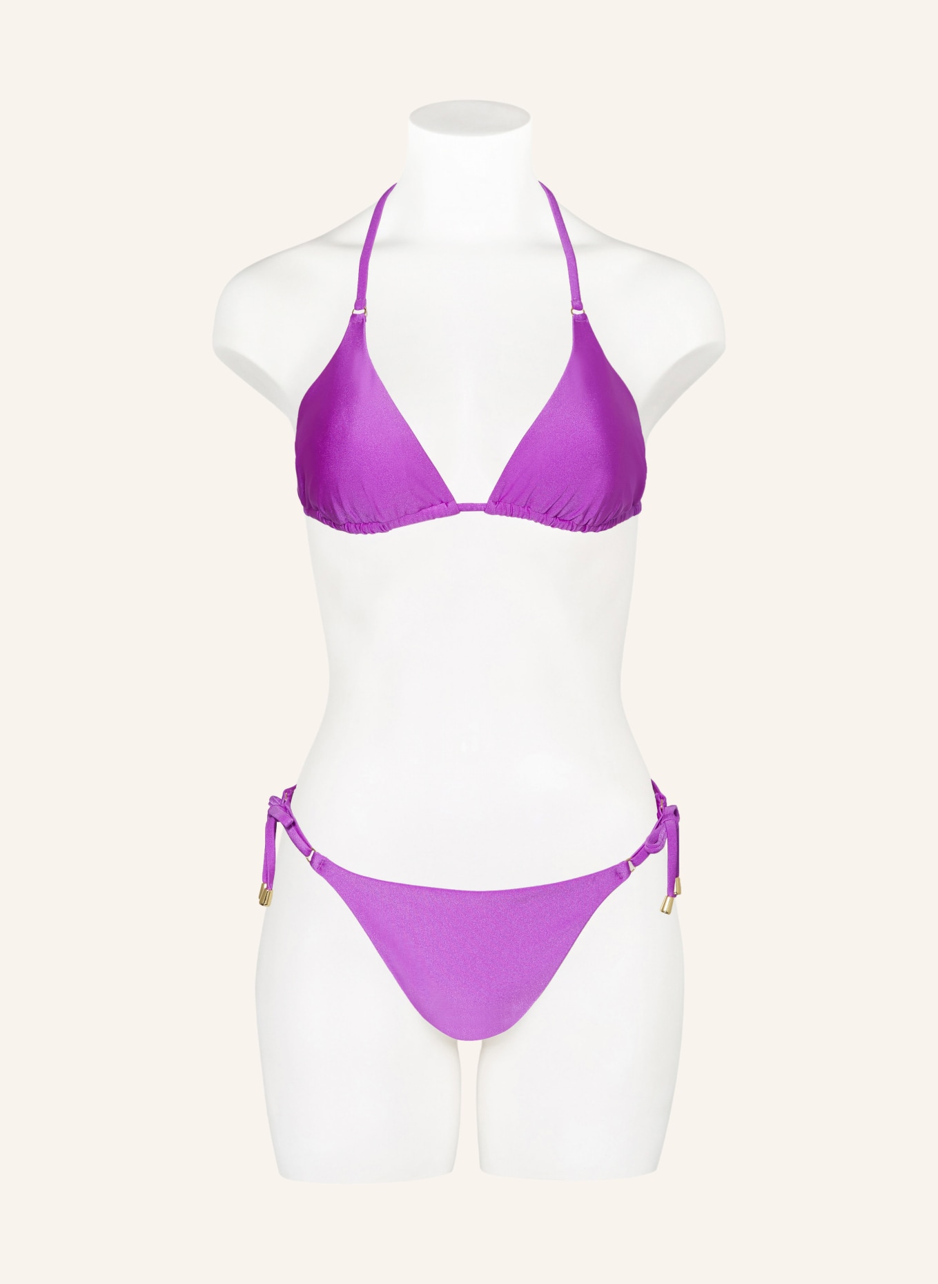 Hot Stuff Triangle bikini bottoms, Color: PURPLE (Image 2)