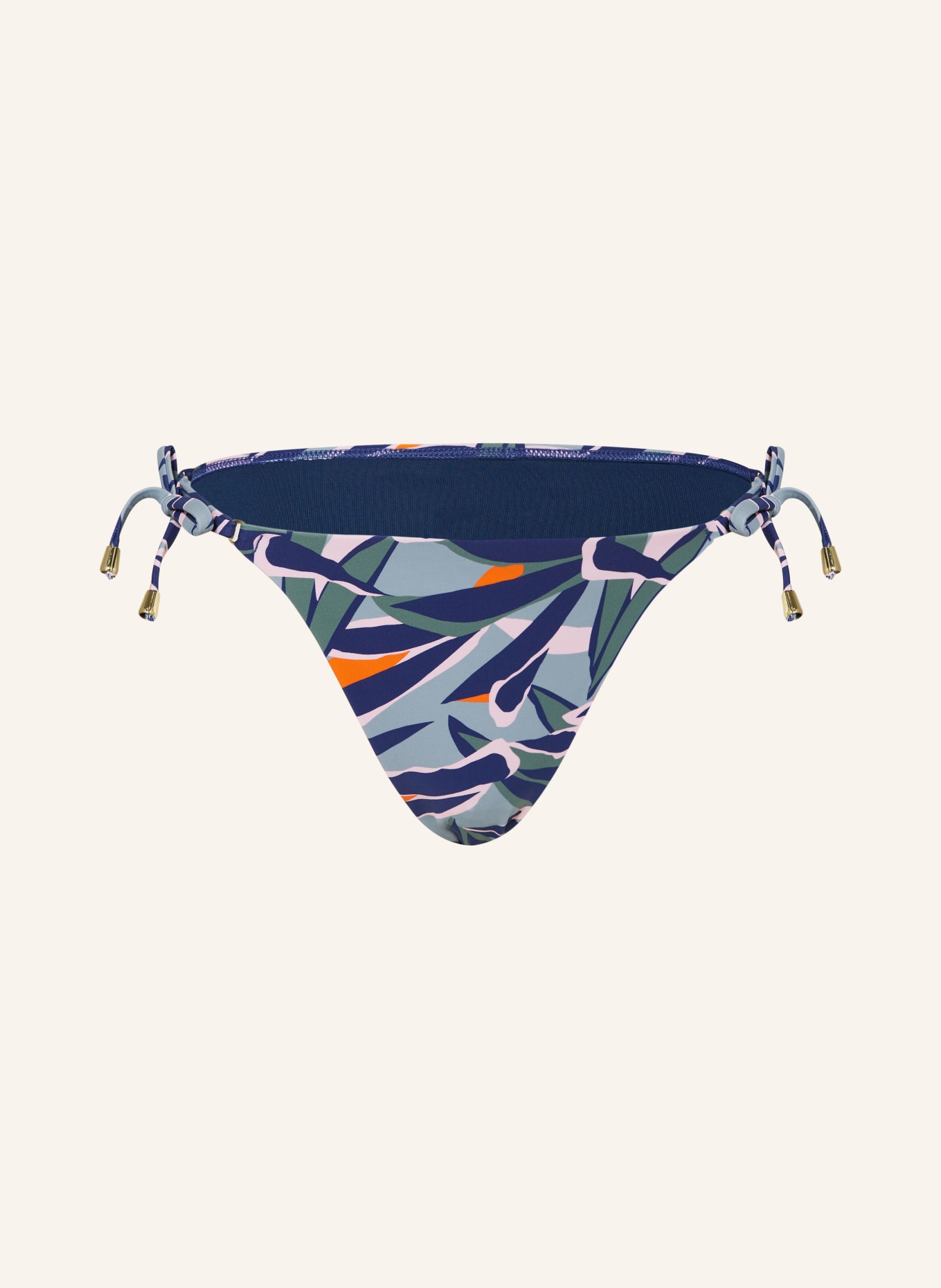Hot Stuff Triangel-Bikini-Hose, Farbe: DUNKELBLAU/ BLAUGRAU/ GRÜN (Bild 1)