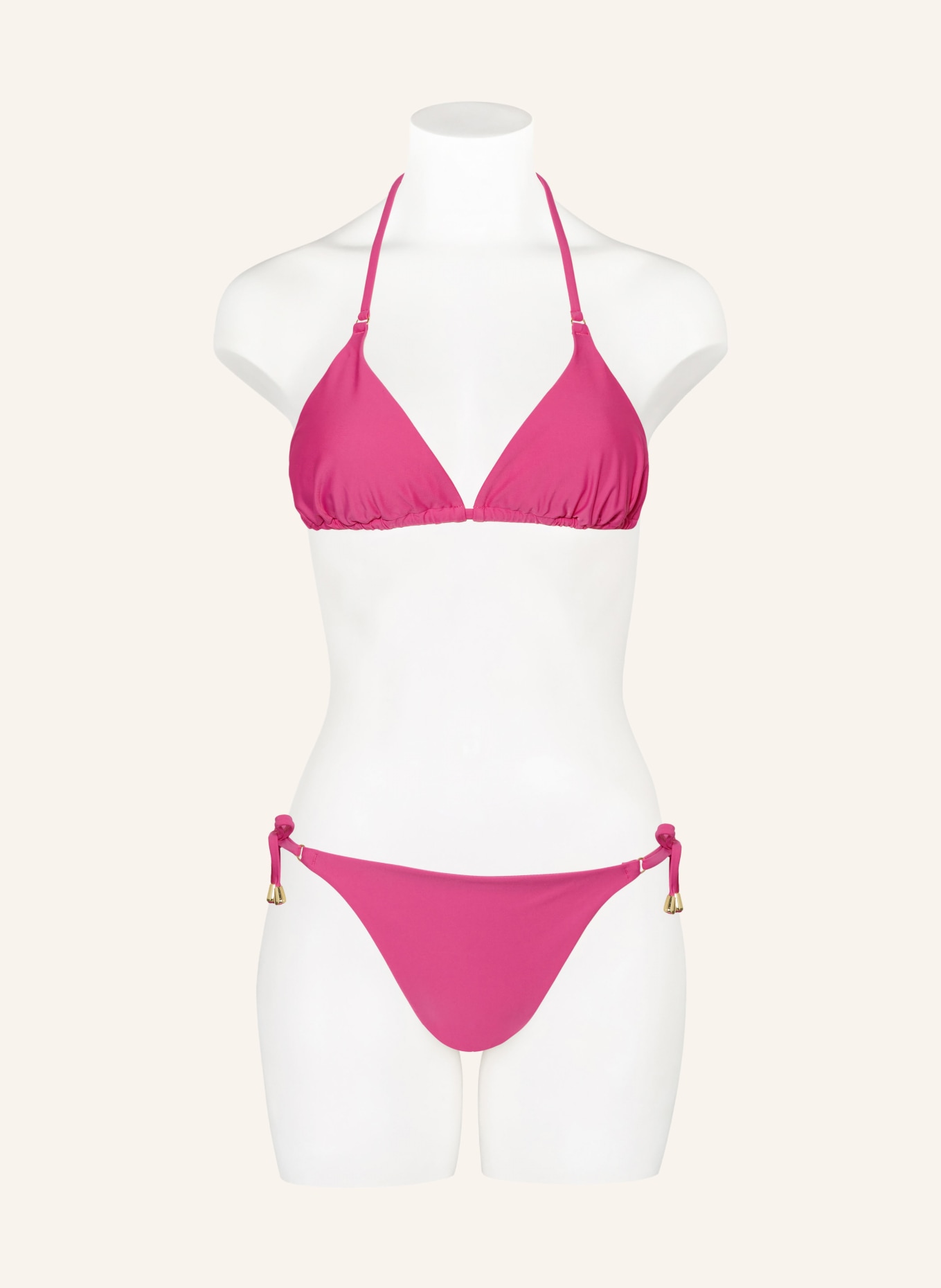 Hot Stuff Triangle bikini bottoms, Color: PINK (Image 2)