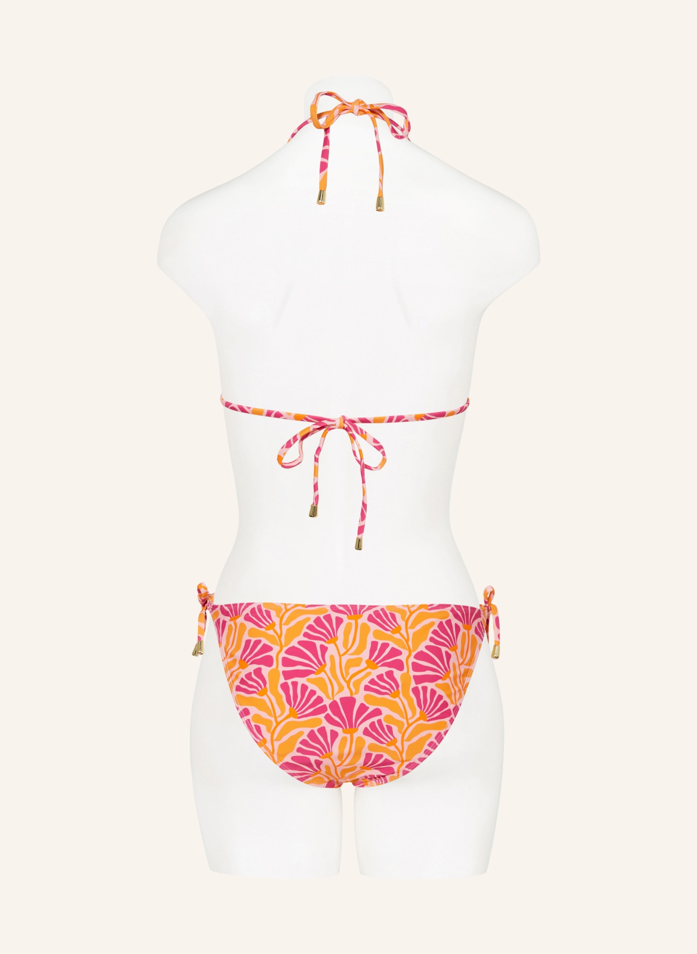 Hot Stuff Triangel-Bikini-Hose, Farbe: ROSA/ FUCHSIA/ ORANGE (Bild 3)