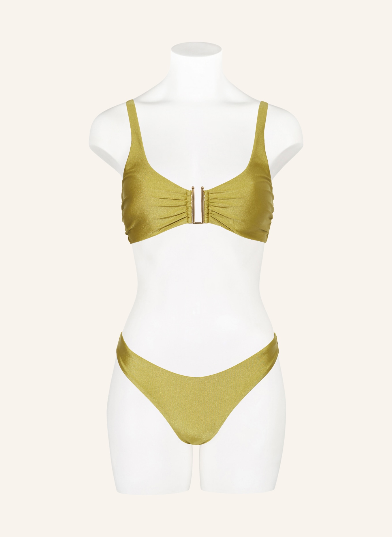 Hot Stuff Bralette bikini top, Color: LIGHT GREEN (Image 2)