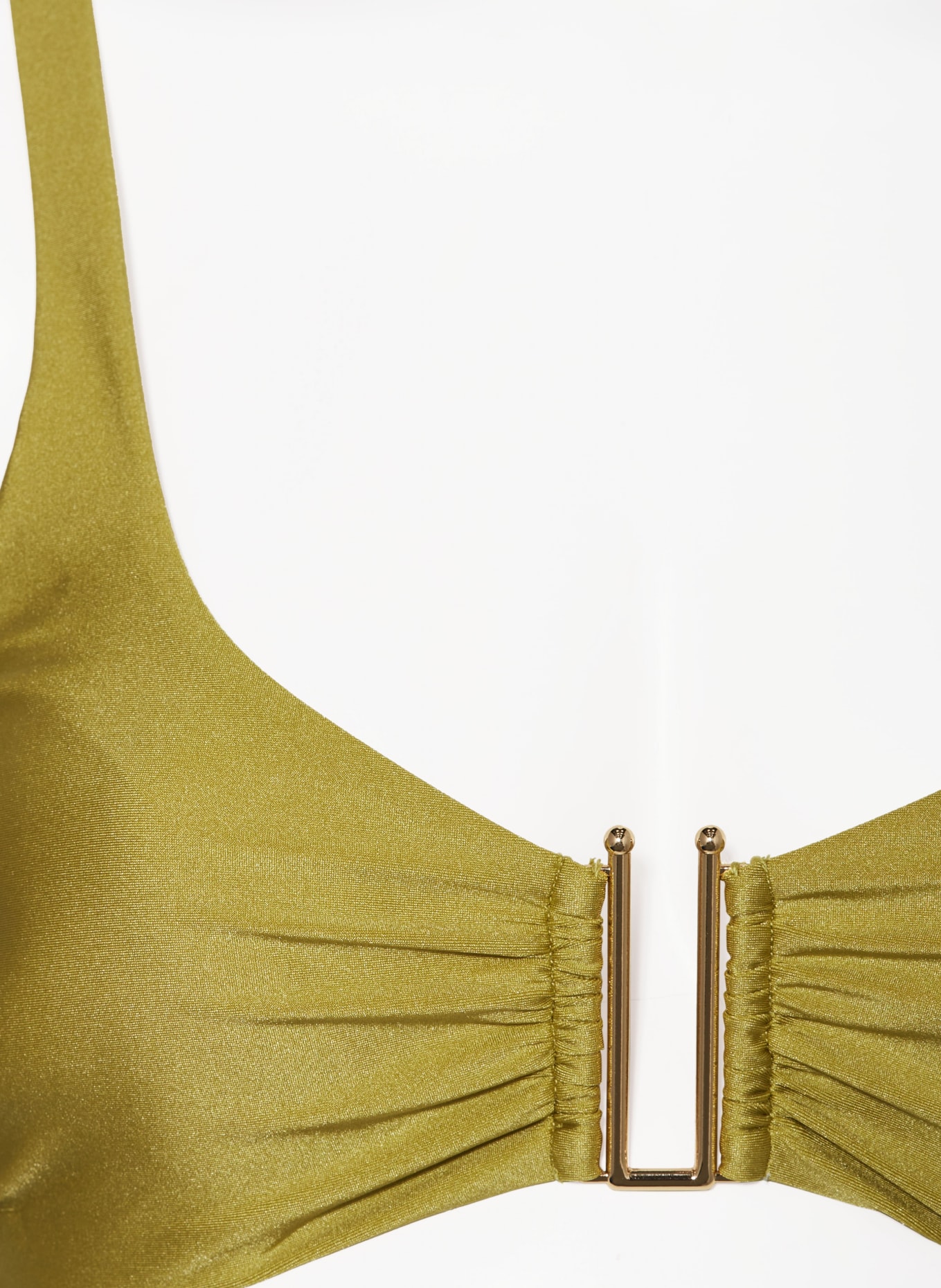 Hot Stuff Bralette bikini top, Color: LIGHT GREEN (Image 4)
