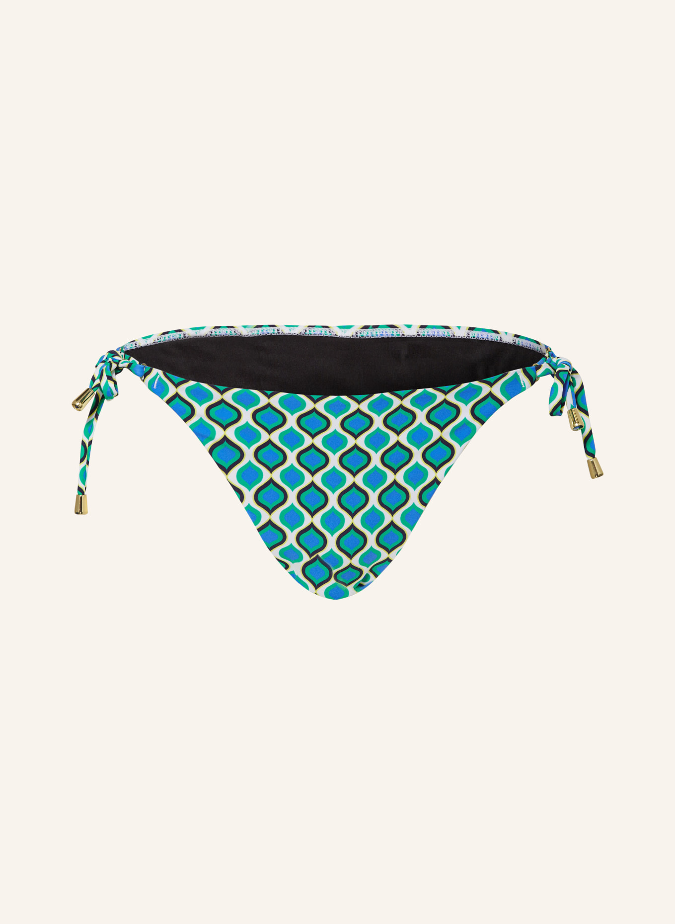 Hot Stuff Triangel-Bikini-Hose, Farbe: GRÜN/ BLAU/ WEISS (Bild 1)