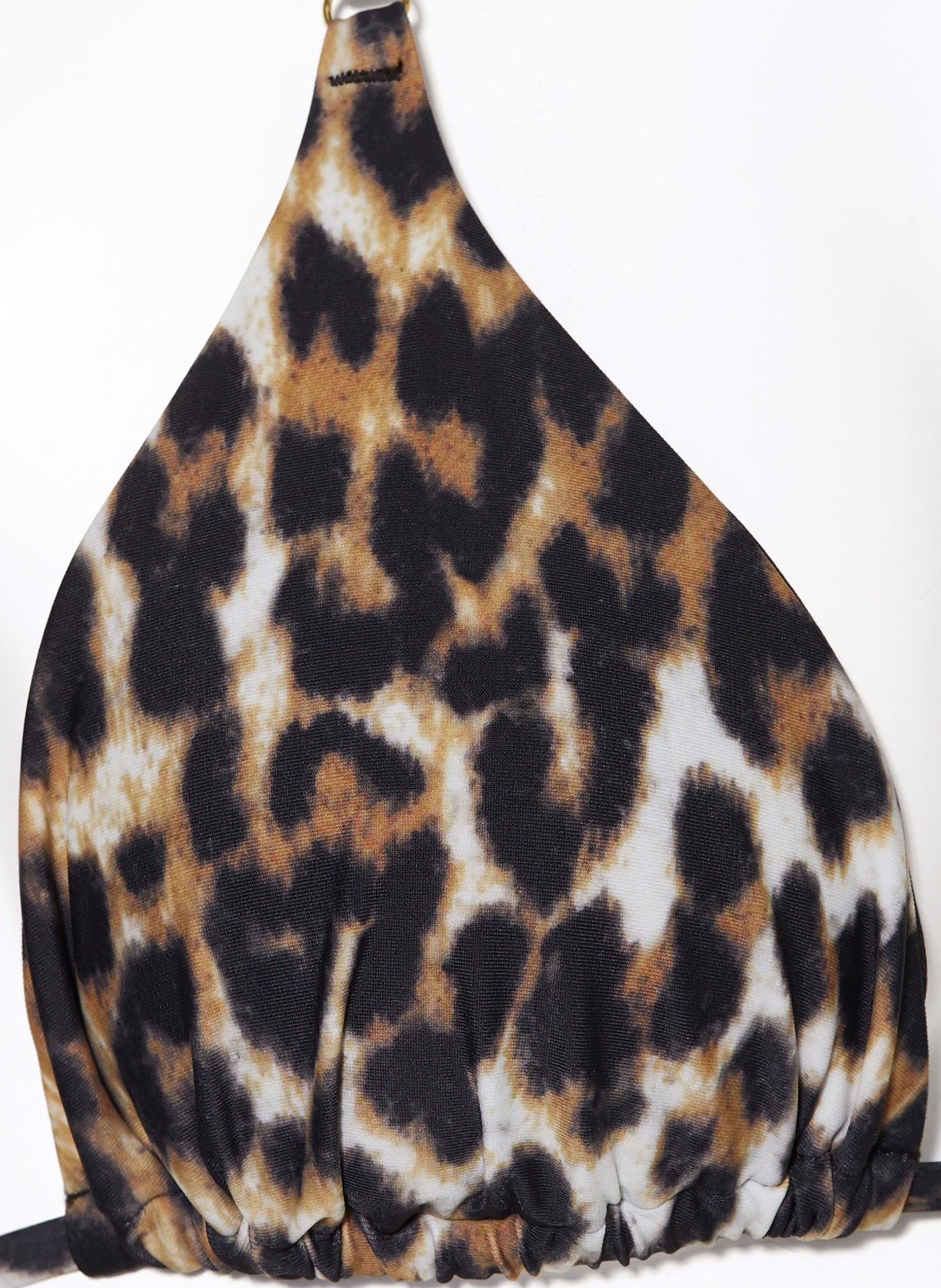Hot Stuff Triangle bikini top, Color: BLACK/ BROWN/ CREAM (Image 4)