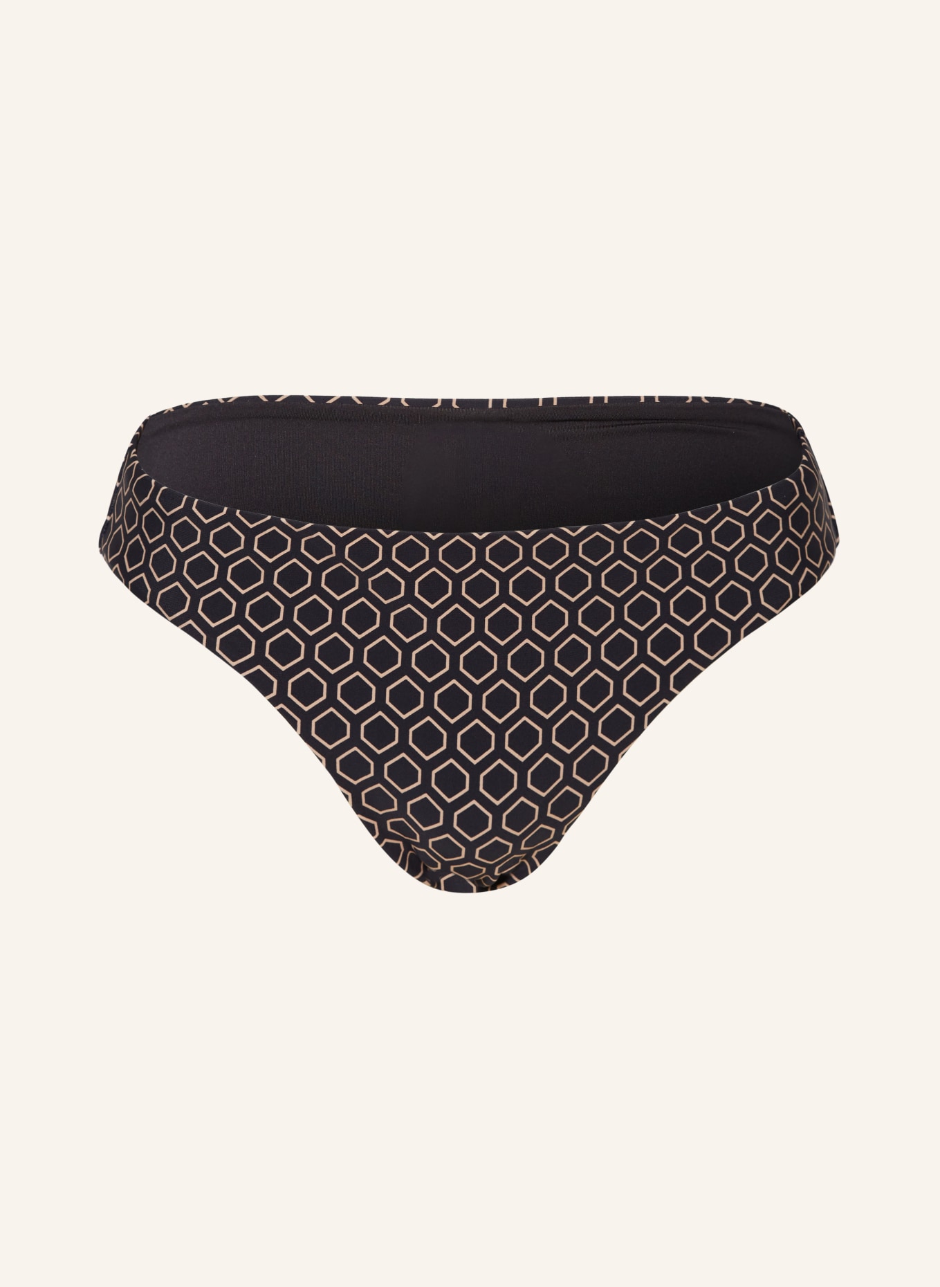 Hot Stuff Basic-Bikini-Hose, Farbe: SCHWARZ/ BEIGE (Bild 1)