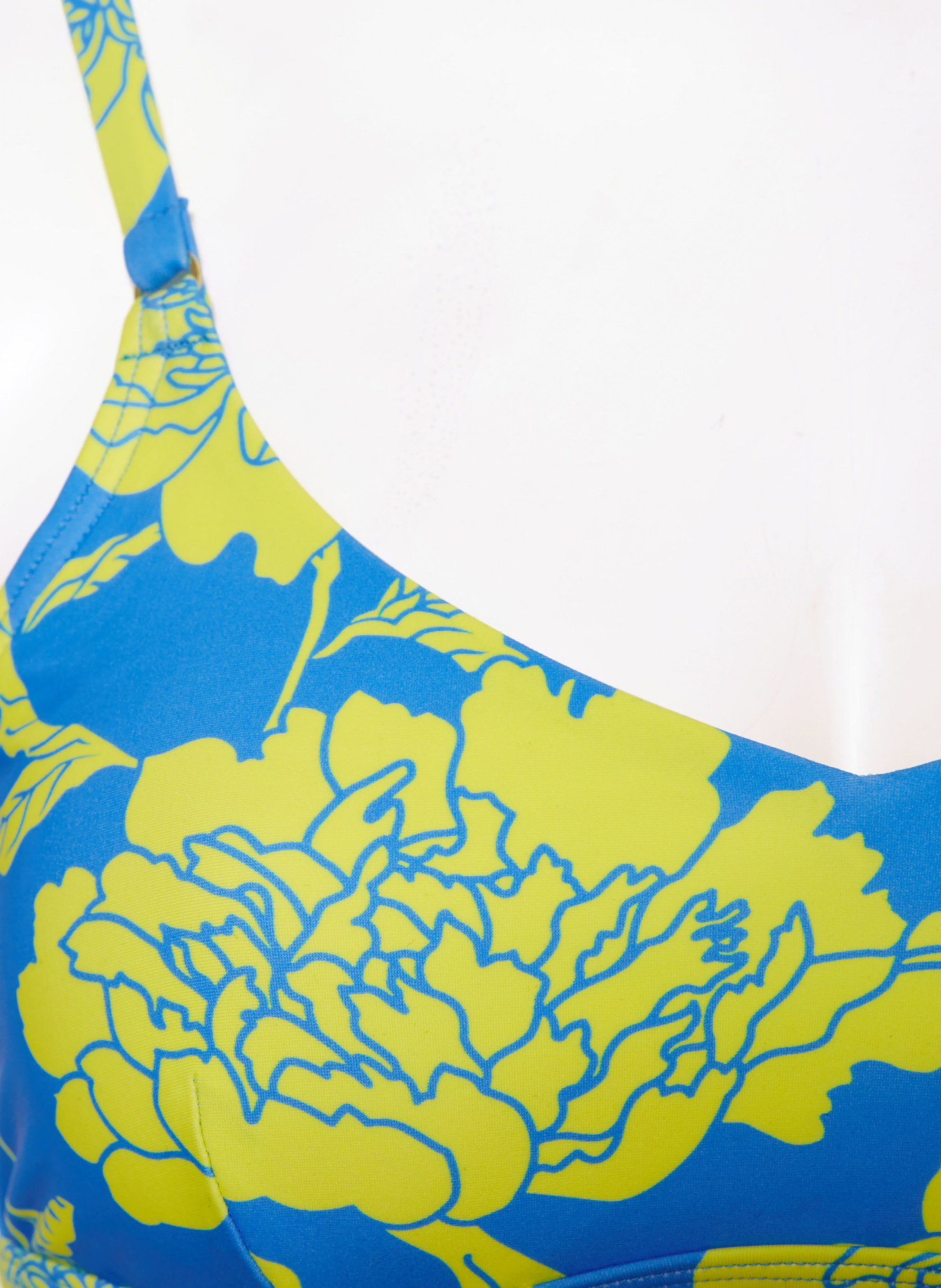 Hot Stuff Bralette-Bikini-Top, Farbe: BLAU/ GELB (Bild 4)