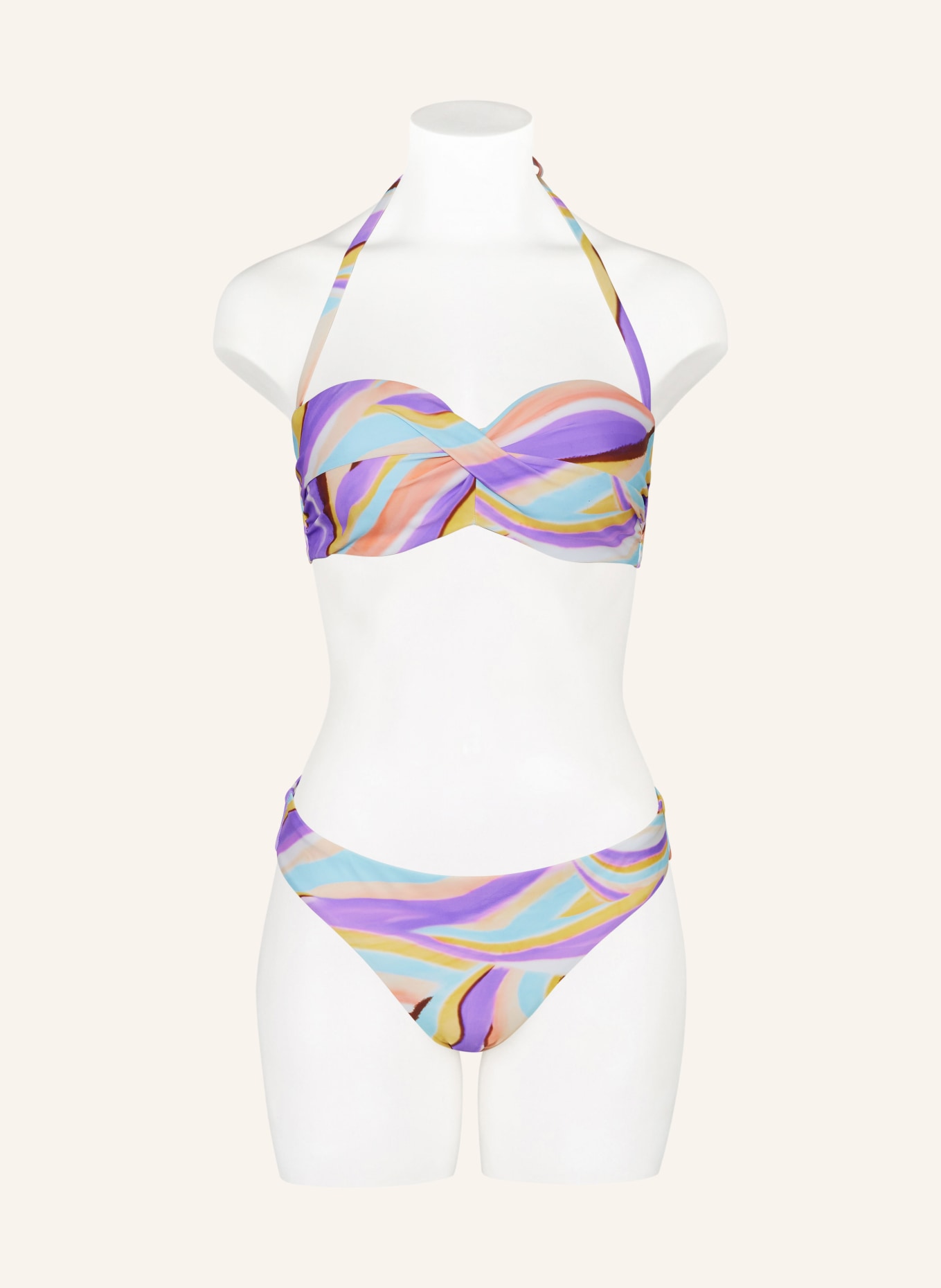 Hot Stuff Basic-Bikini-Hose, Farbe: HELLLILA/ HELLBLAU/ HELLORANGE (Bild 2)