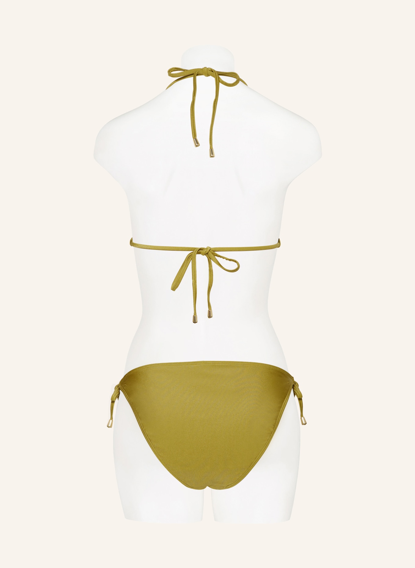 Hot Stuff Triangle bikini top, Color: LIGHT GREEN (Image 3)
