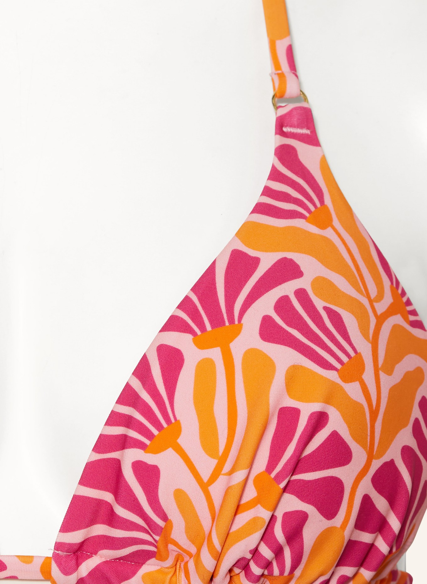Hot Stuff Triangle bikini top, Color: PINK/ FUCHSIA/ ORANGE (Image 4)