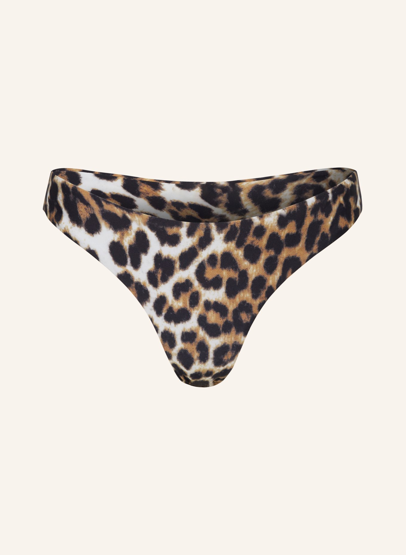 Hot Stuff Brazilian bikini bottoms, Color: BLACK/ BROWN/ CREAM (Image 1)