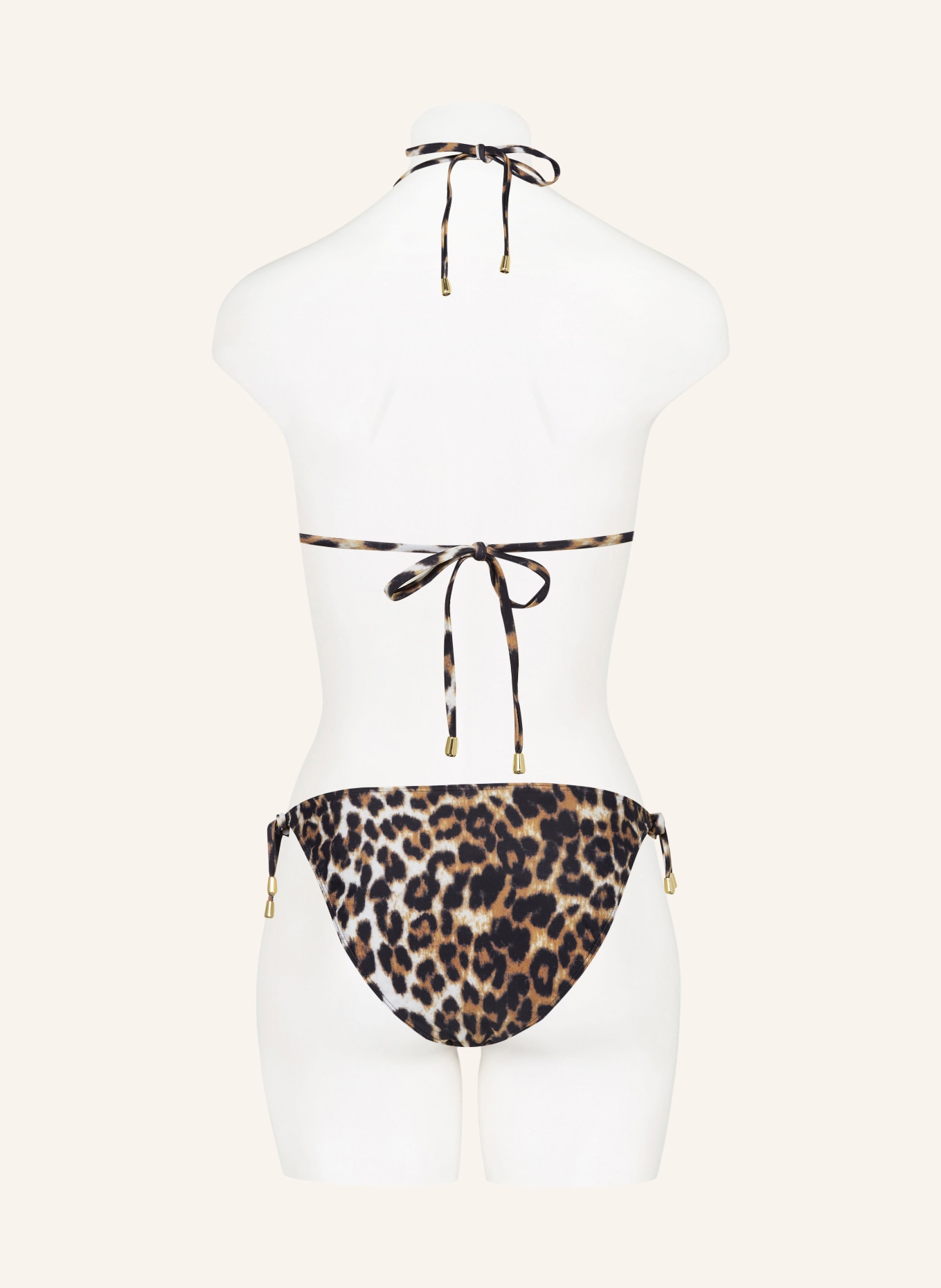 Hot Stuff Triangle bikini bottoms, Color: BLACK/ BROWN/ CREAM (Image 3)