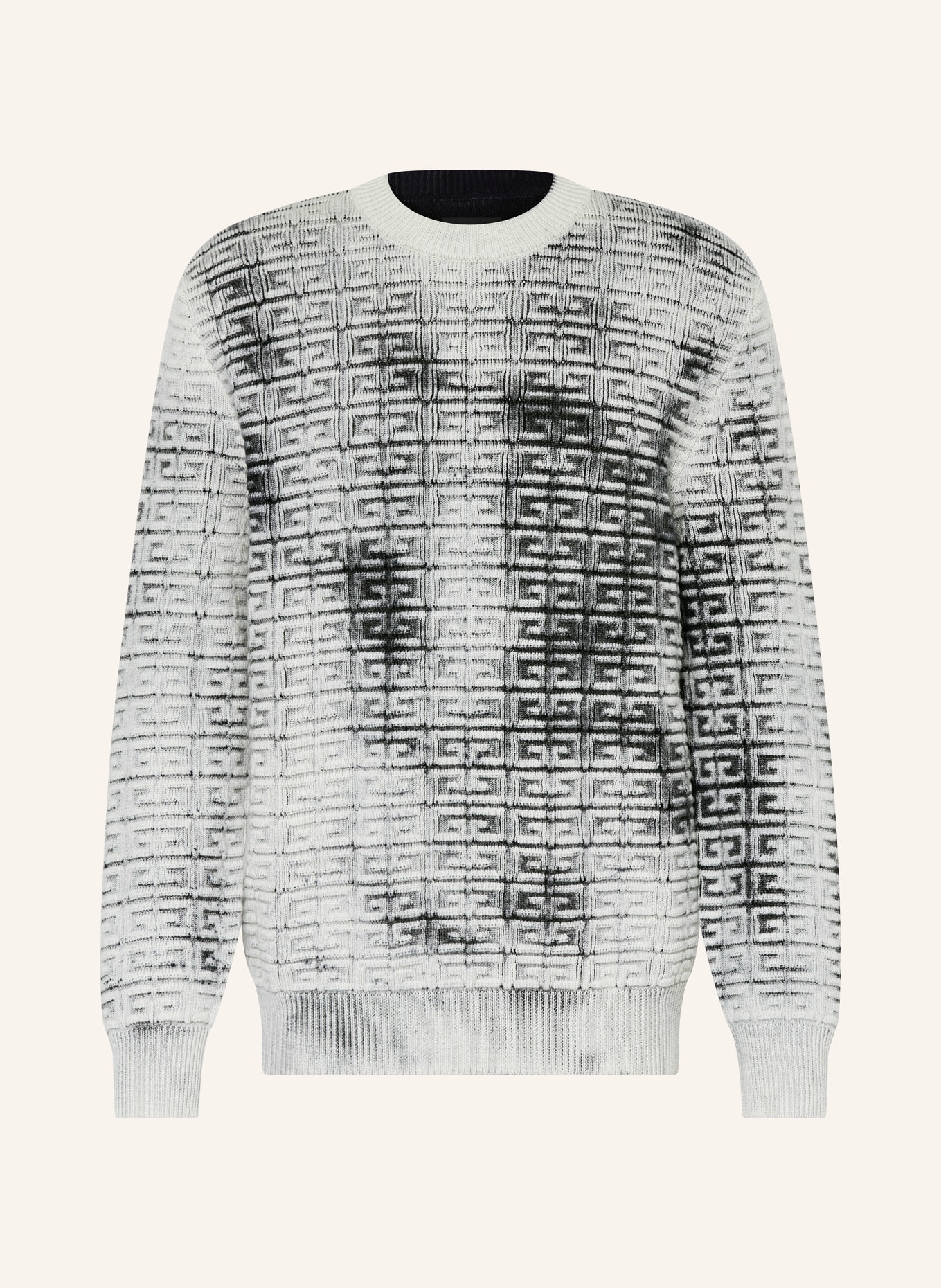 GIVENCHY Sweater, Color: WHITE/ DARK BLUE (Image 1)