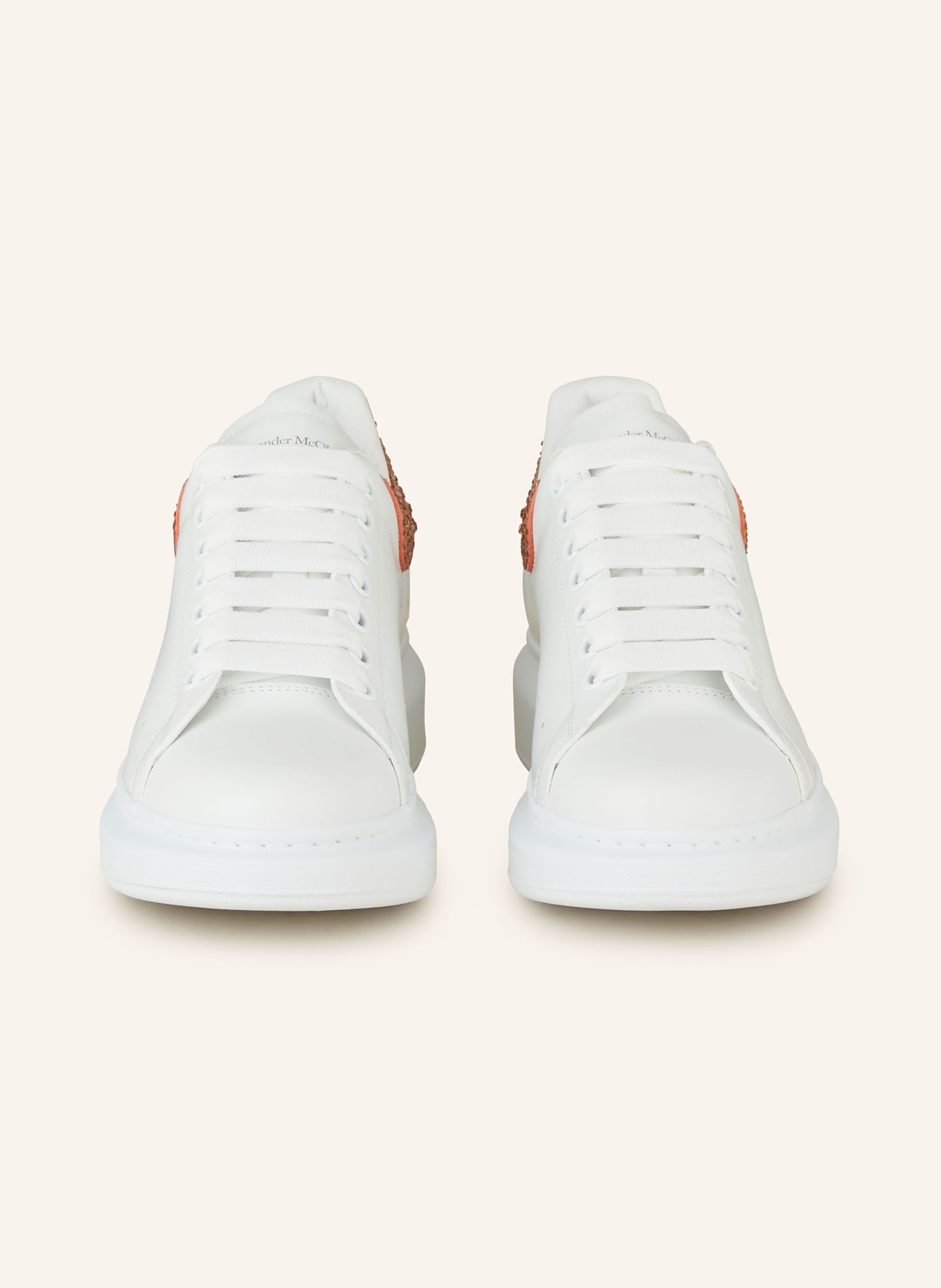 Alexander McQUEEN Sneakers with decorative gems, Color: WHITE (Image 3)